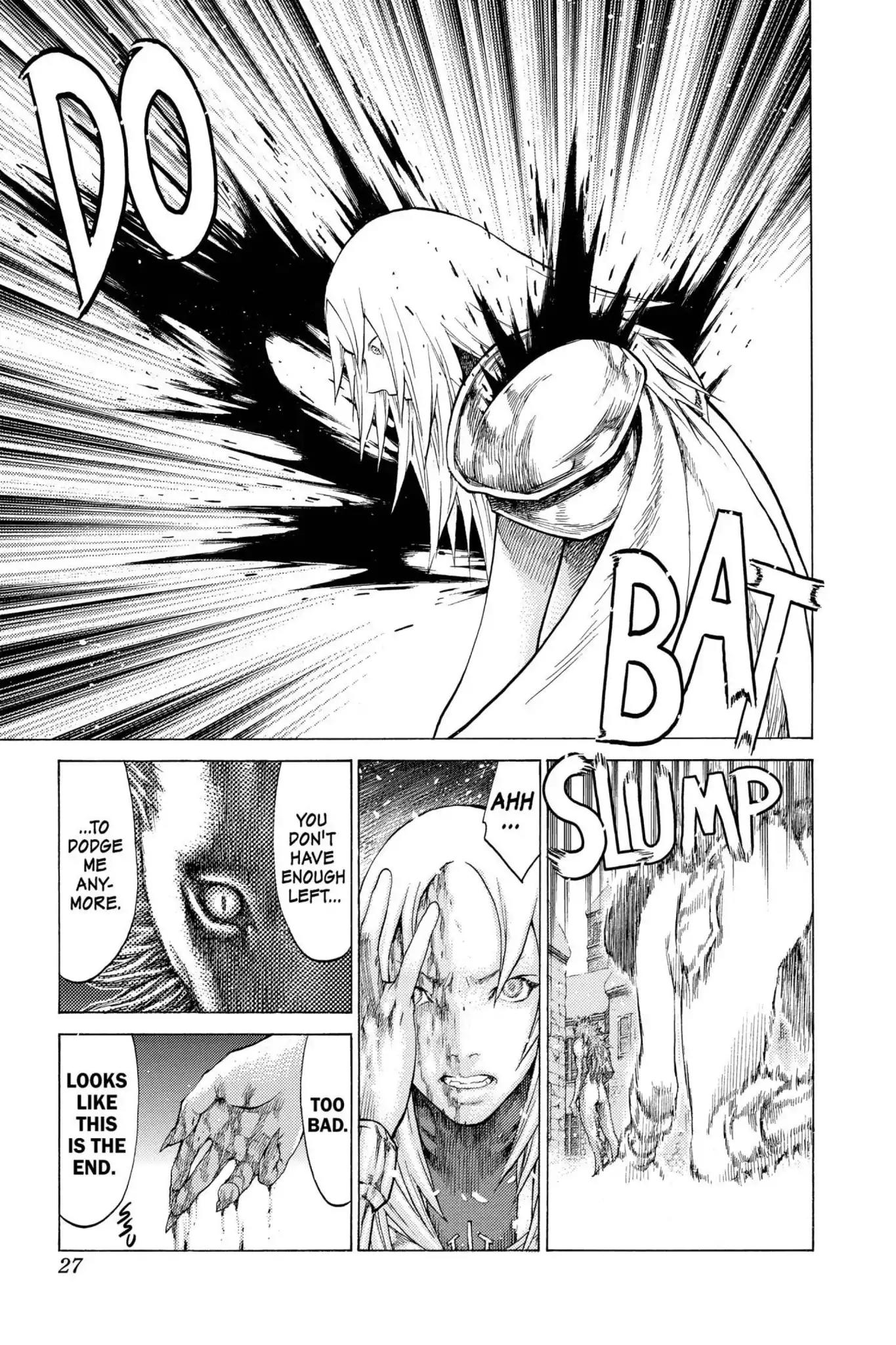 Claymore Chapter 58 page 27 - Chapter 58: Vol.11 Scene 58: The Assault on Pieta, Part 2
