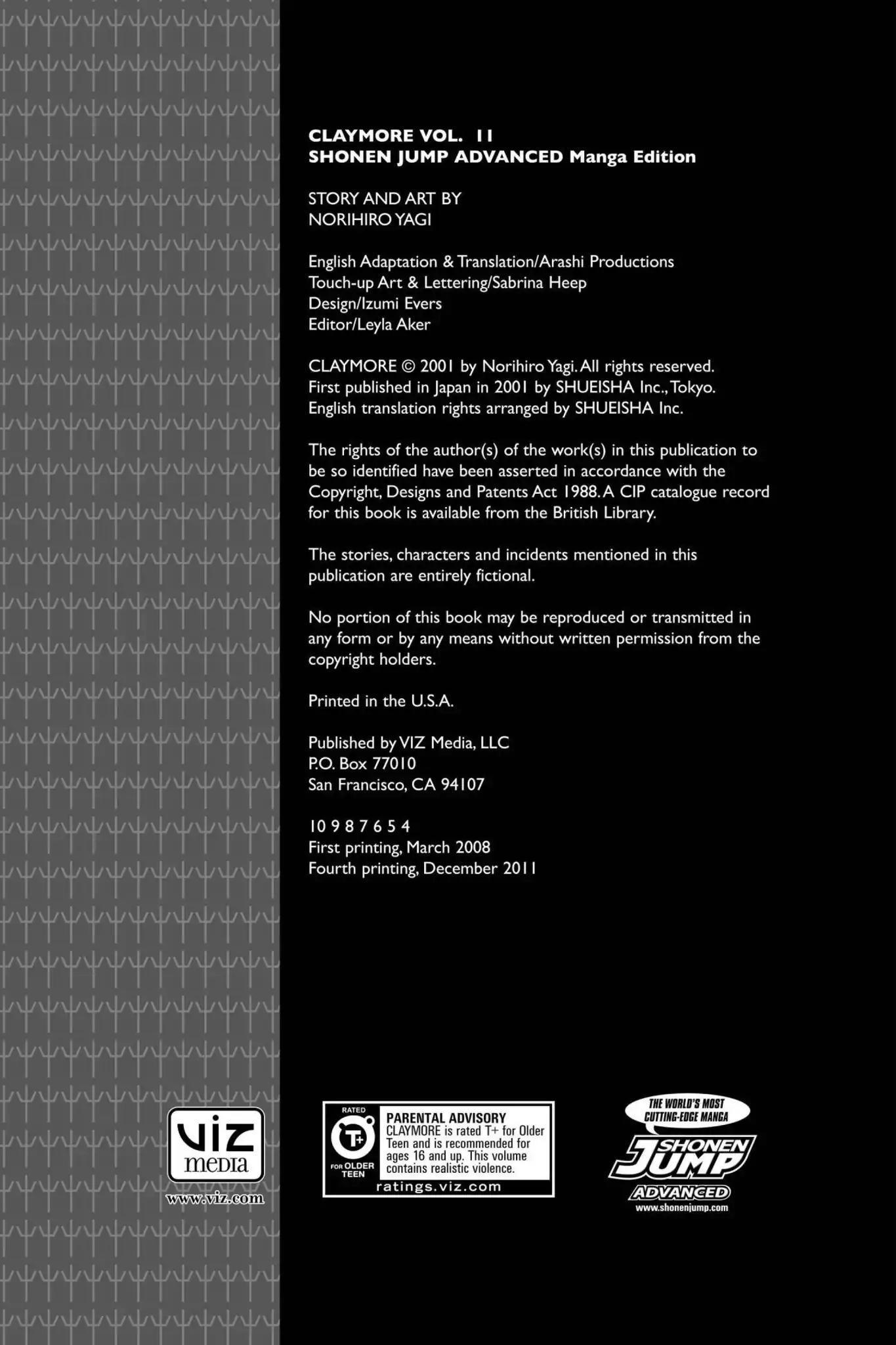 Claymore Chapter 58 page 3 - Chapter 58: Vol.11 Scene 58: The Assault on Pieta, Part 2