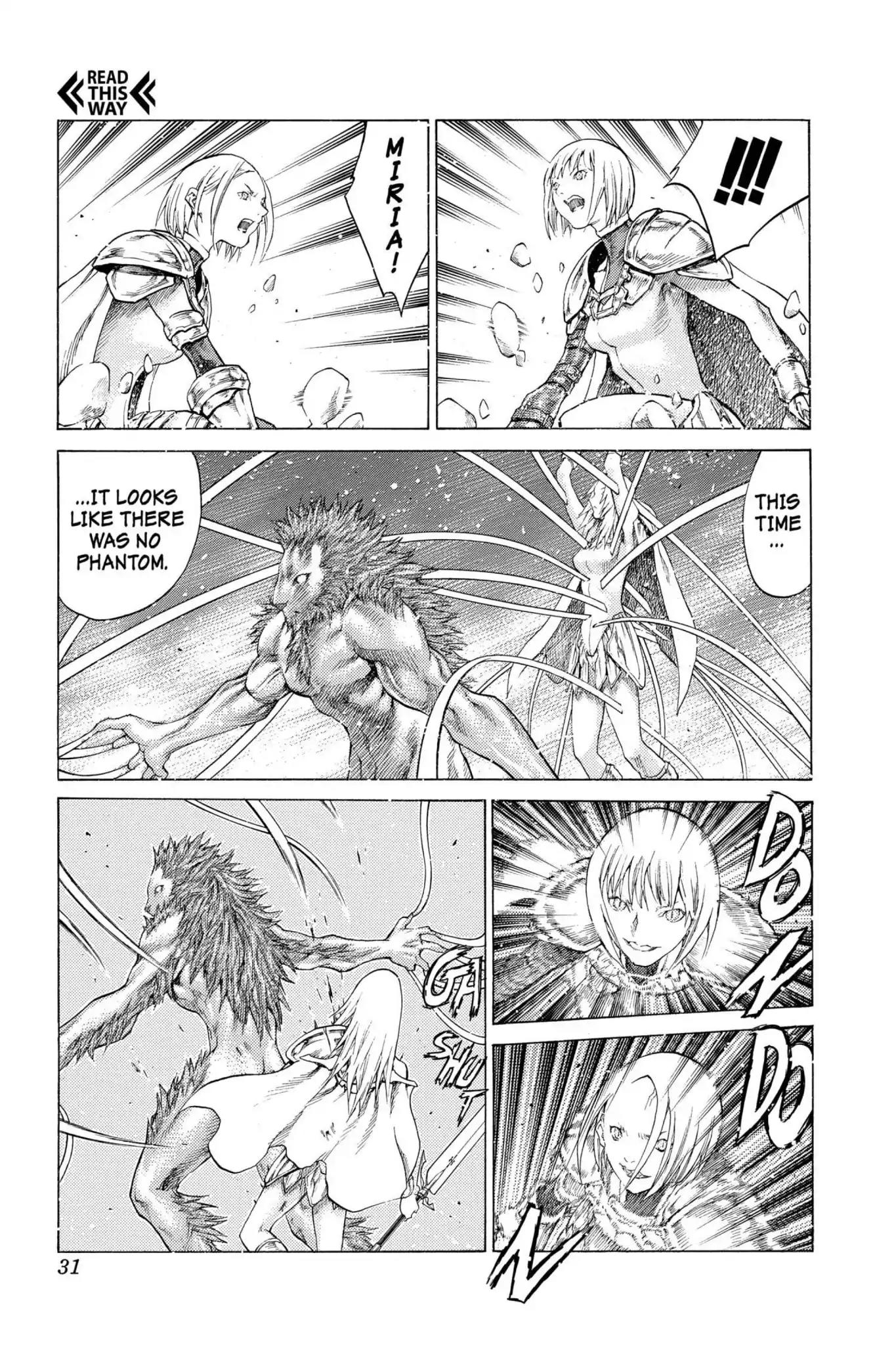 Claymore Chapter 58 page 31 - Chapter 58: Vol.11 Scene 58: The Assault on Pieta, Part 2