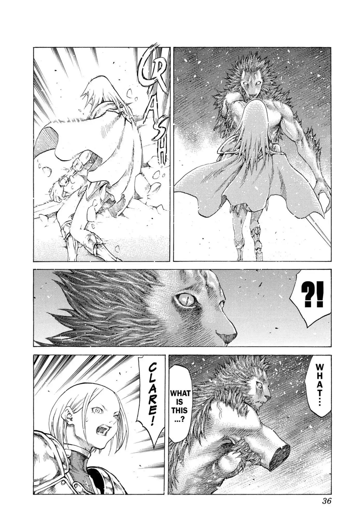 Claymore Chapter 58 page 35 - Chapter 58: Vol.11 Scene 58: The Assault on Pieta, Part 2
