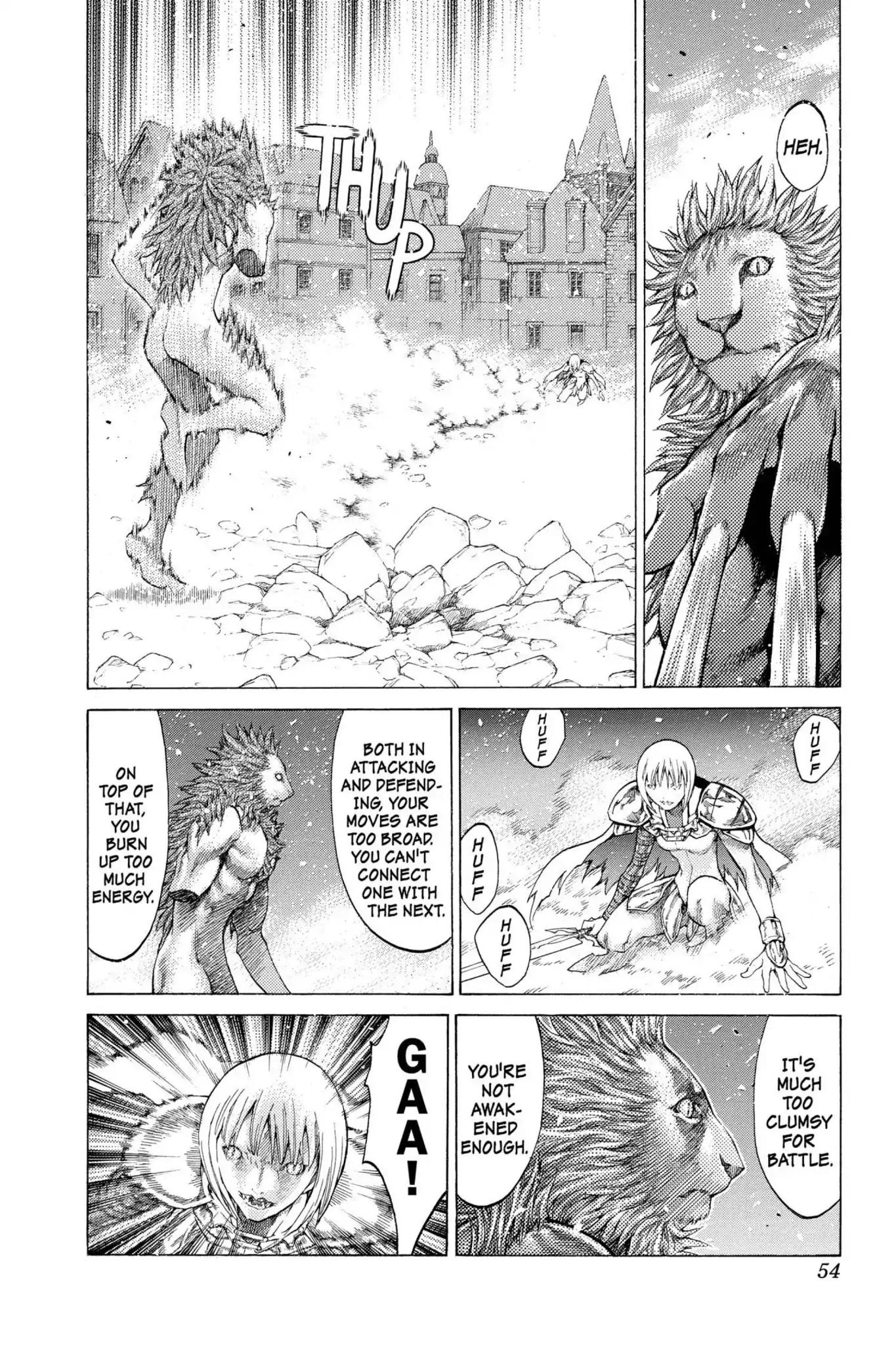 Claymore Chapter 59 page 15 - Chapter 59: Vol.11 Scene 59: The Assault on Pieta, Part 3