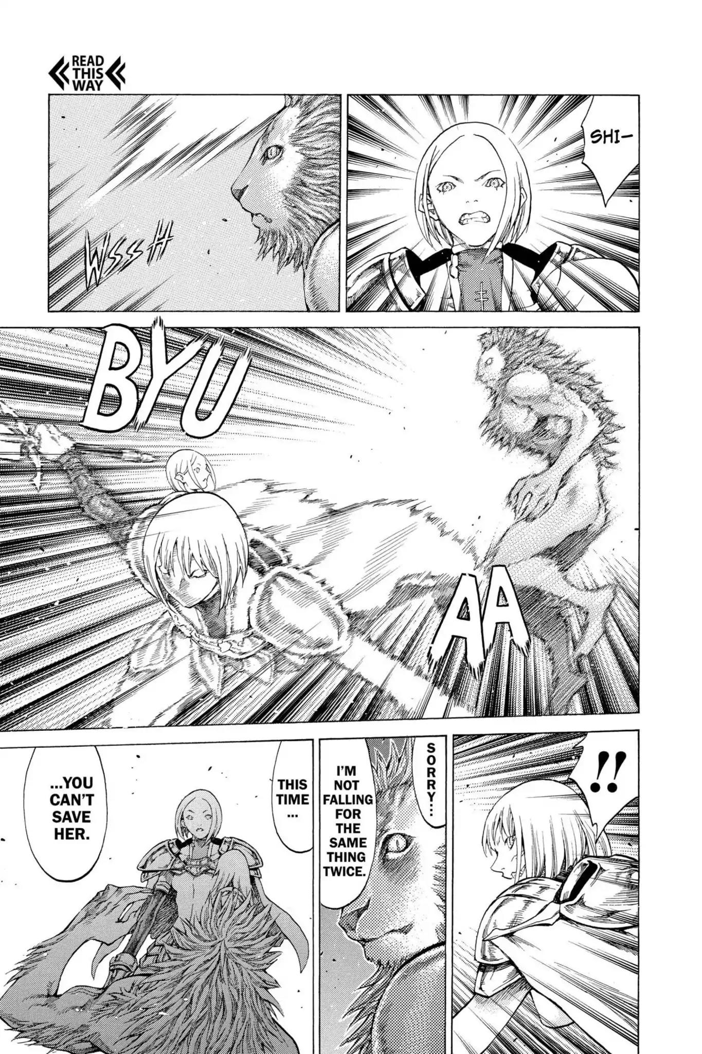Claymore Chapter 59 page 18 - Chapter 59: Vol.11 Scene 59: The Assault on Pieta, Part 3