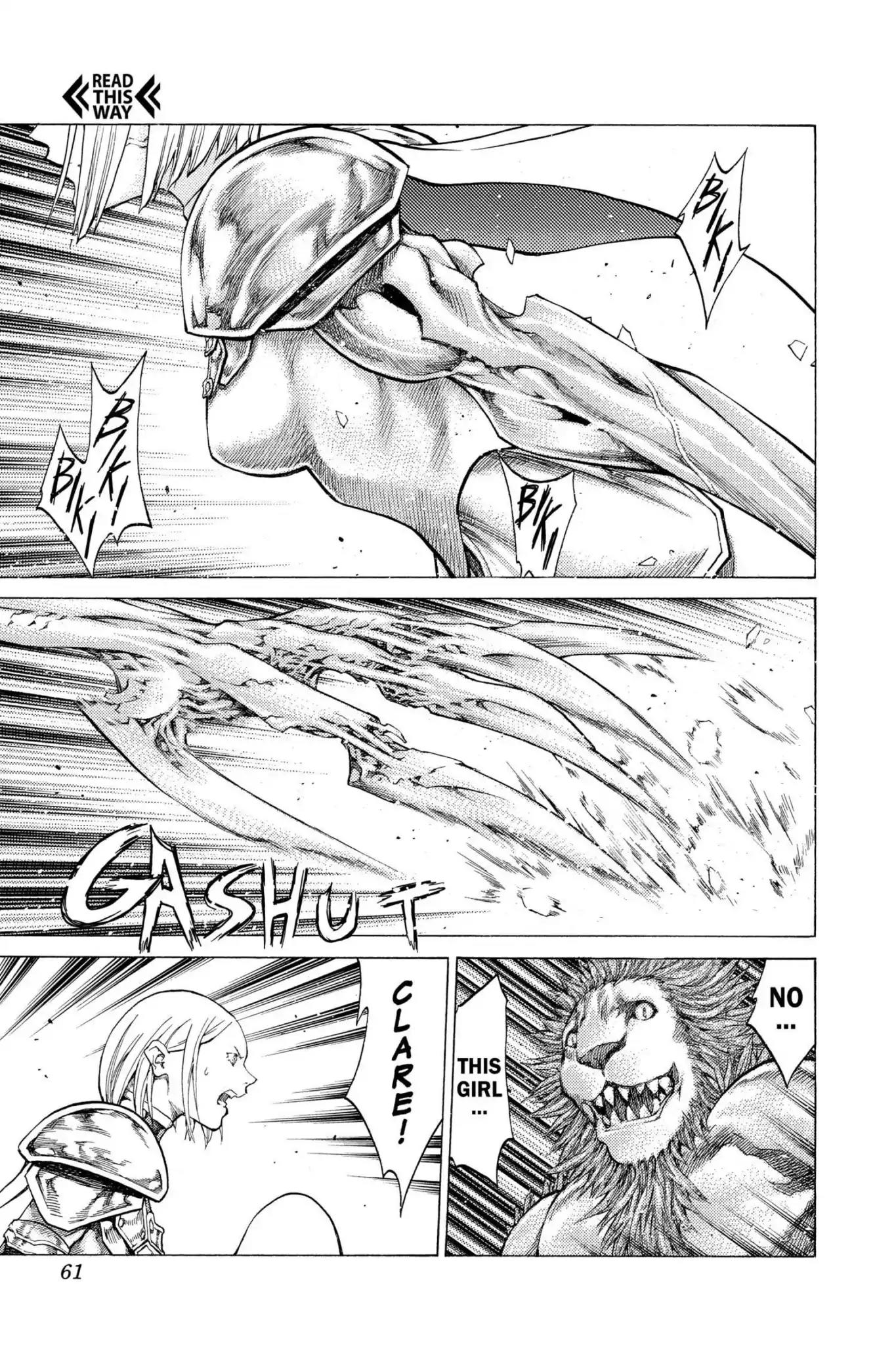 Claymore Chapter 59 page 22 - Chapter 59: Vol.11 Scene 59: The Assault on Pieta, Part 3