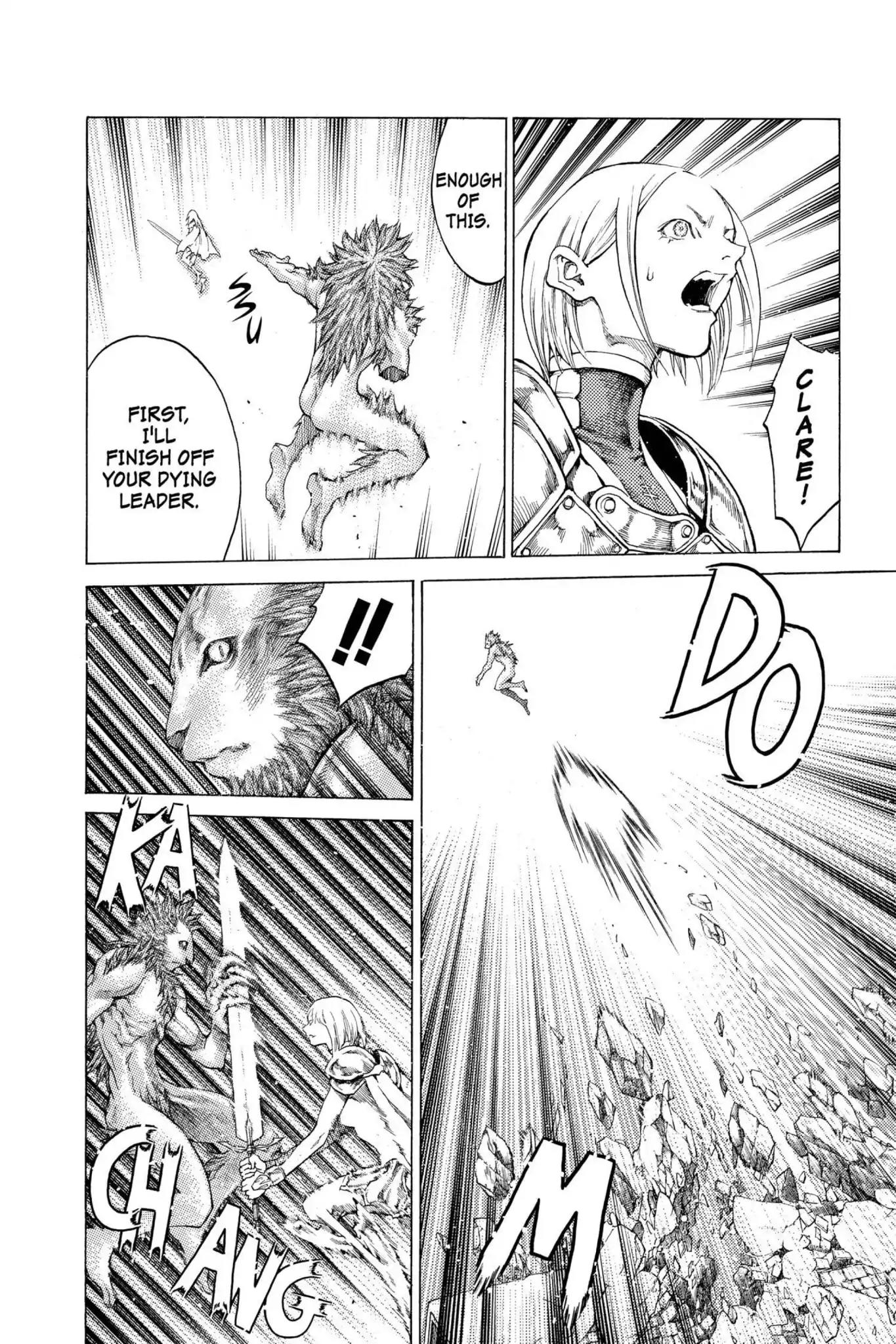 Claymore Chapter 59 page 5 - Chapter 59: Vol.11 Scene 59: The Assault on Pieta, Part 3