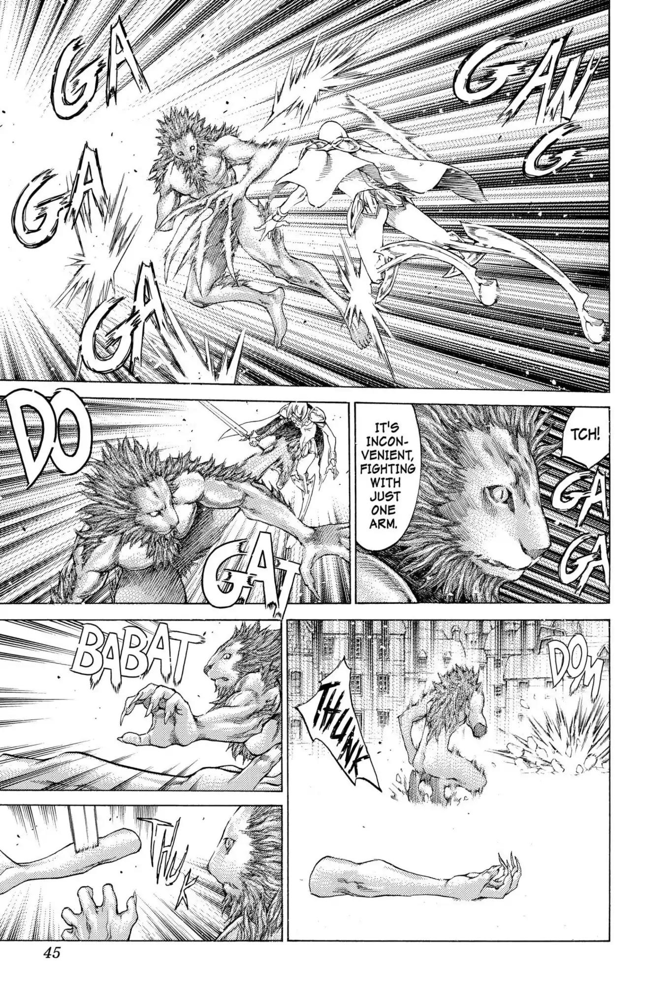 Claymore Chapter 59 page 6 - Chapter 59: Vol.11 Scene 59: The Assault on Pieta, Part 3