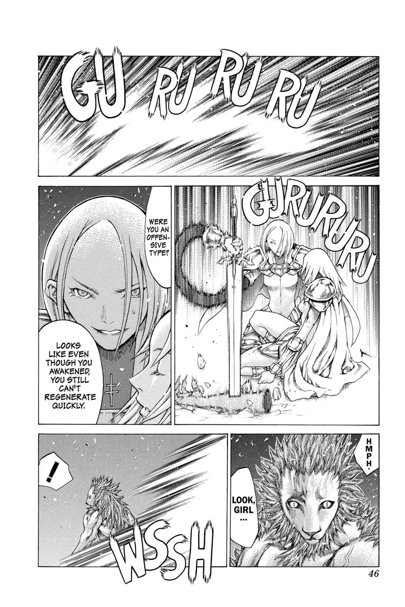 Claymore Chapter 59 page 7 - Chapter 59: Vol.11 Scene 59: The Assault on Pieta, Part 3