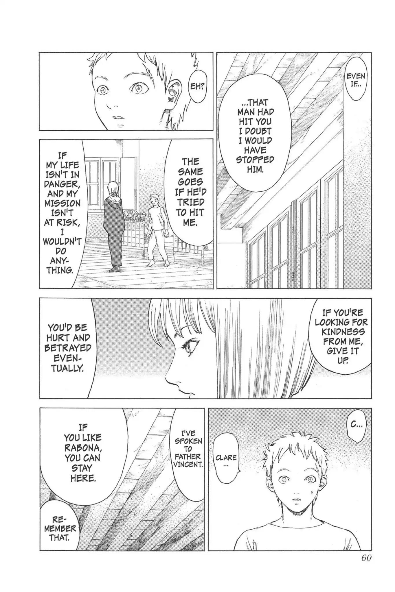 Claymore Chapter 6 page 13 - Chapter 6: Vol.2 Scene 6: Darkness in Paradise, Part 2