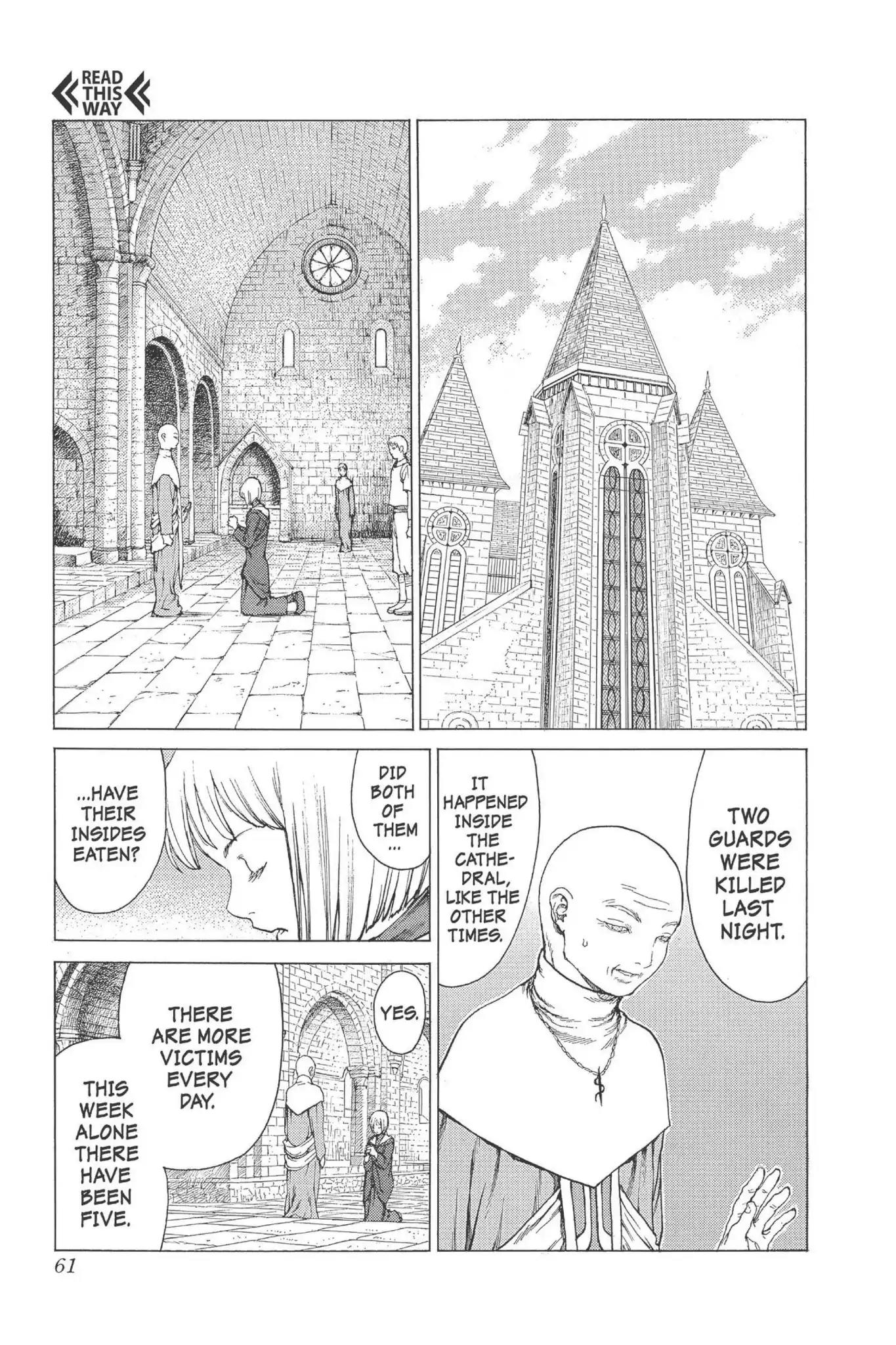 Claymore Chapter 6 page 14 - Chapter 6: Vol.2 Scene 6: Darkness in Paradise, Part 2