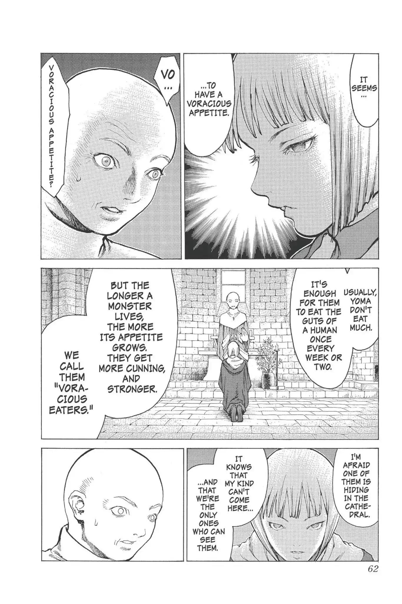 Claymore Chapter 6 page 15 - Chapter 6: Vol.2 Scene 6: Darkness in Paradise, Part 2