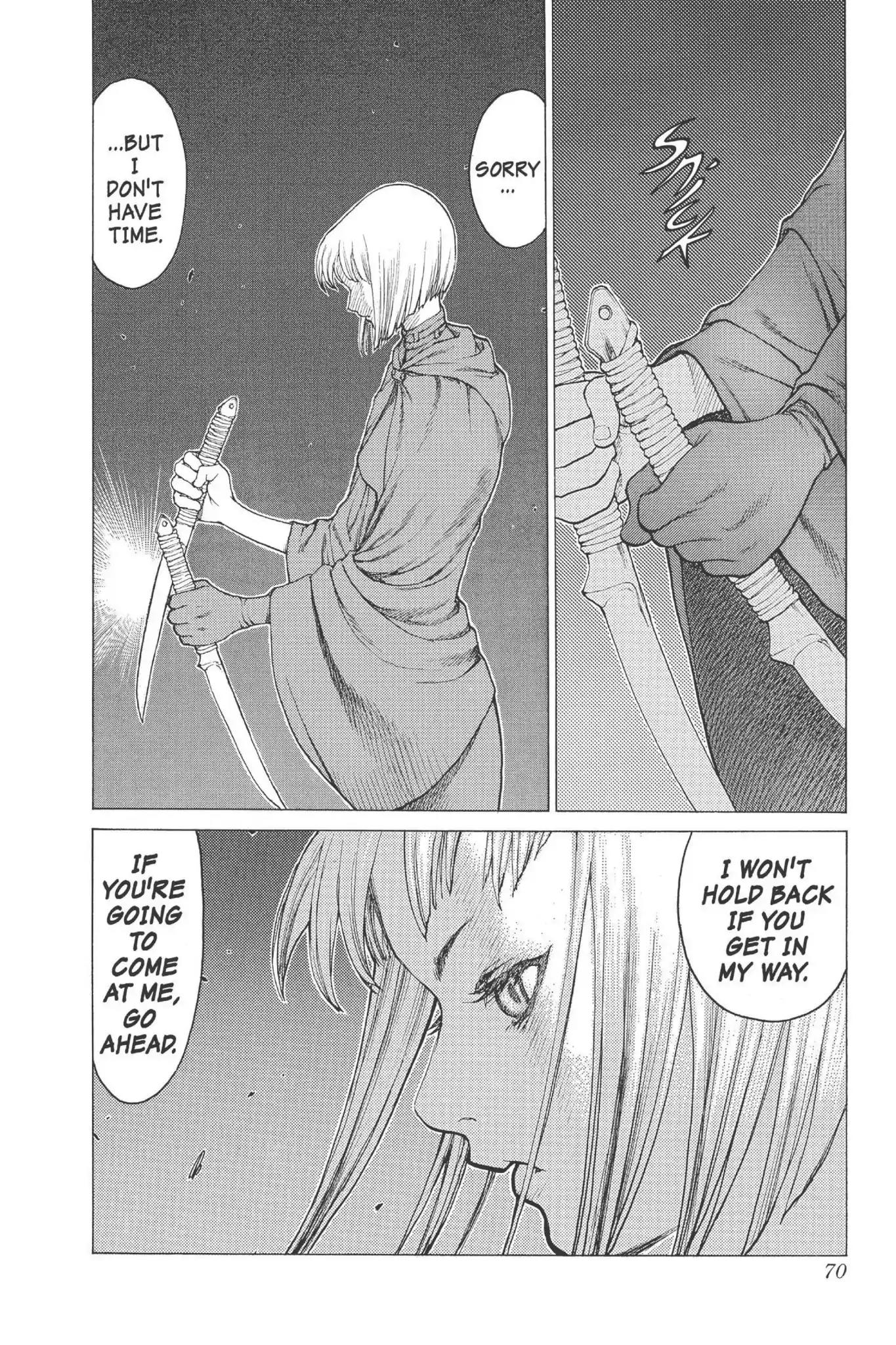 Claymore Chapter 6 page 23 - Chapter 6: Vol.2 Scene 6: Darkness in Paradise, Part 2