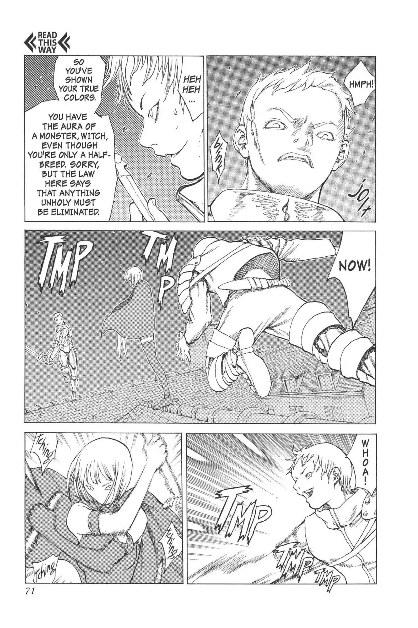 Claymore Chapter 6 page 24 - Chapter 6: Vol.2 Scene 6: Darkness in Paradise, Part 2
