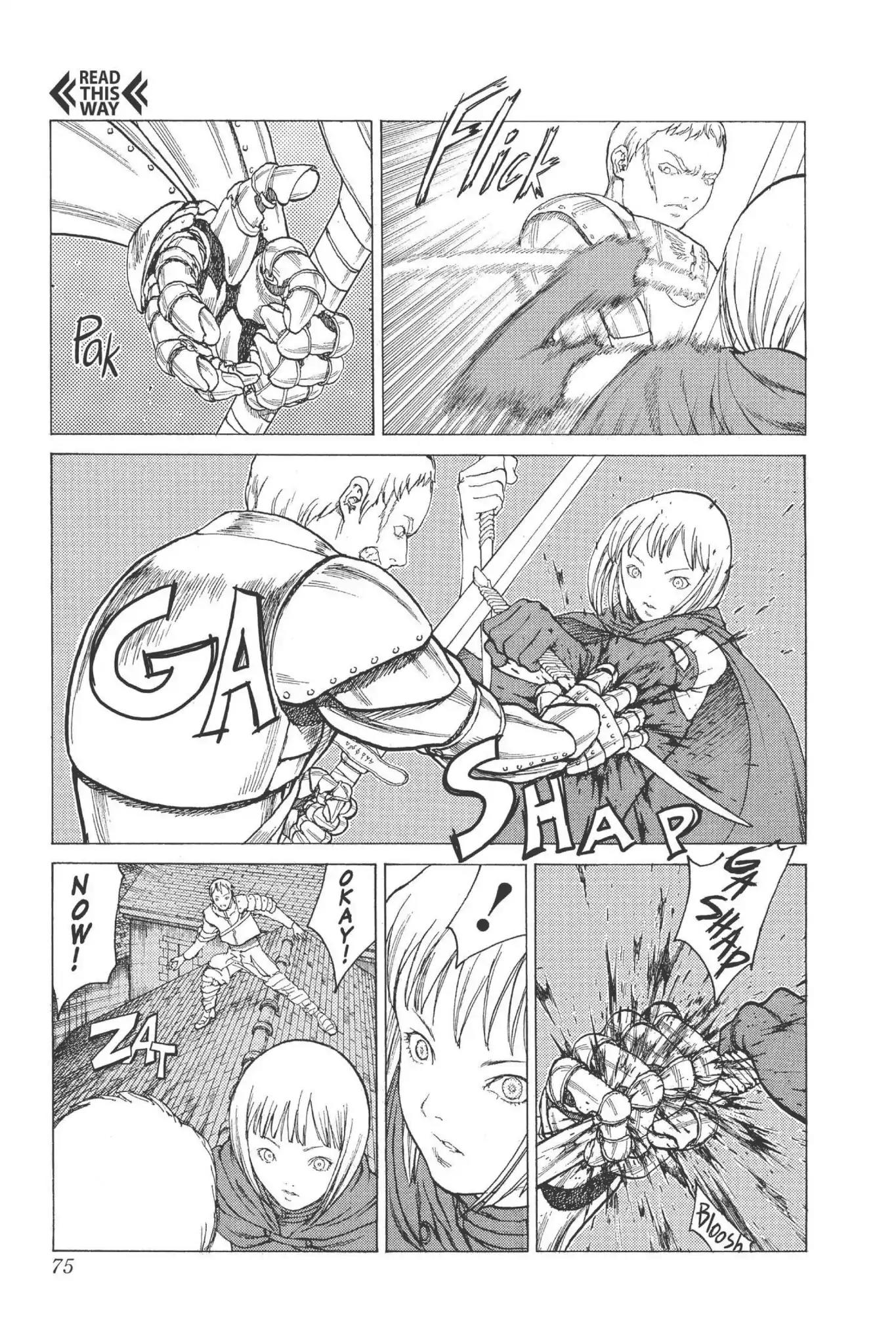 Claymore Chapter 6 page 28 - Chapter 6: Vol.2 Scene 6: Darkness in Paradise, Part 2