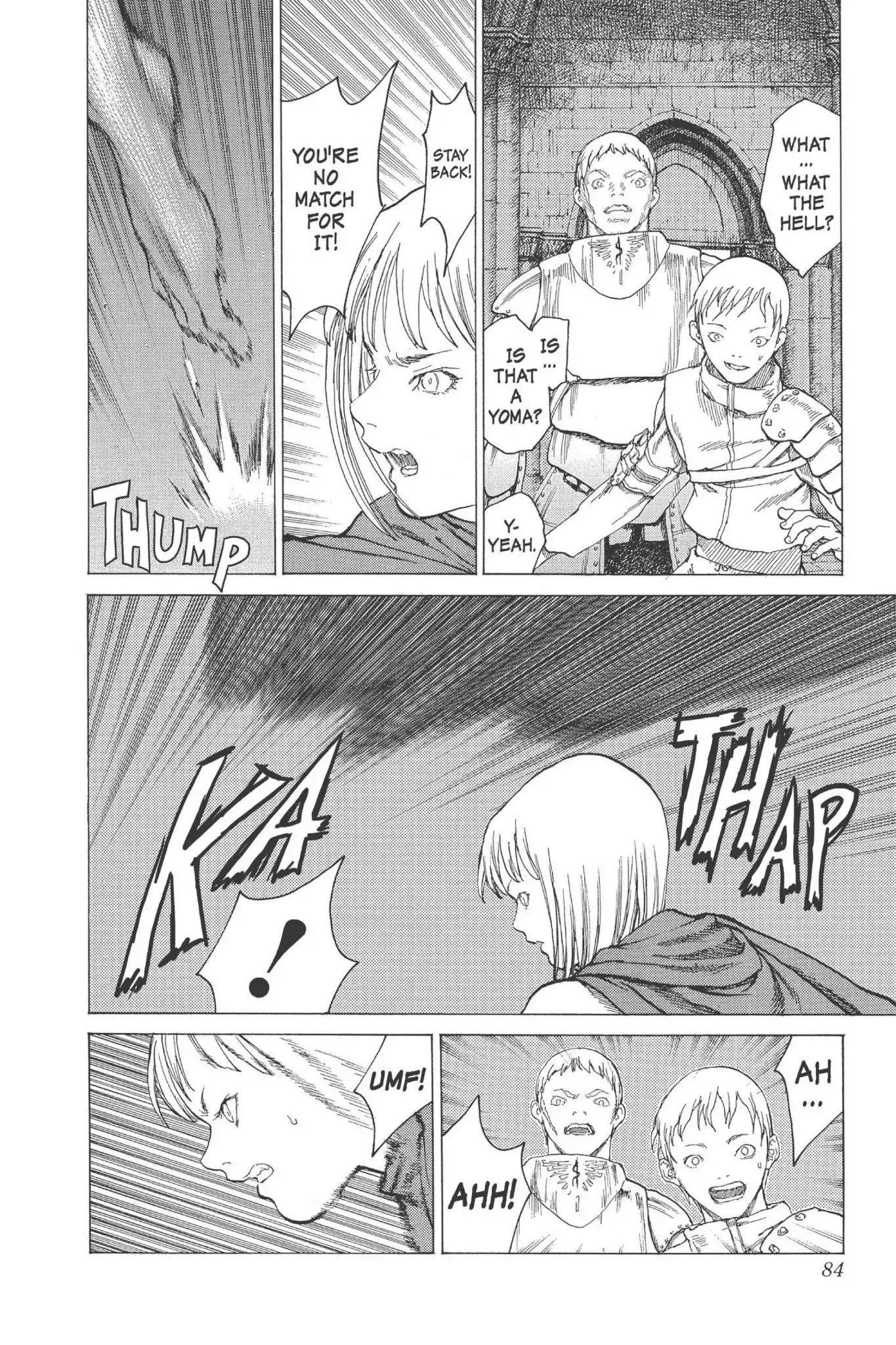 Claymore Chapter 6 page 37 - Chapter 6: Vol.2 Scene 6: Darkness in Paradise, Part 2