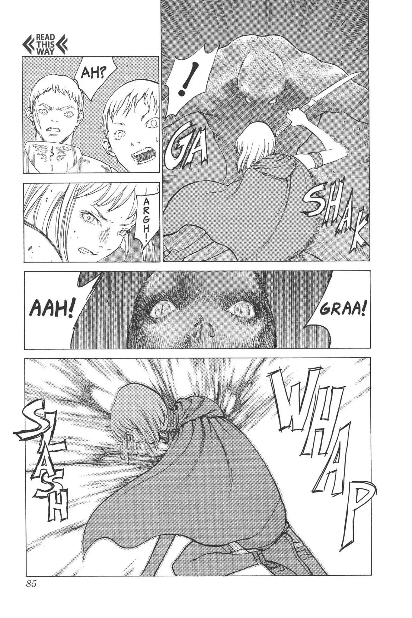 Claymore Chapter 6 page 38 - Chapter 6: Vol.2 Scene 6: Darkness in Paradise, Part 2