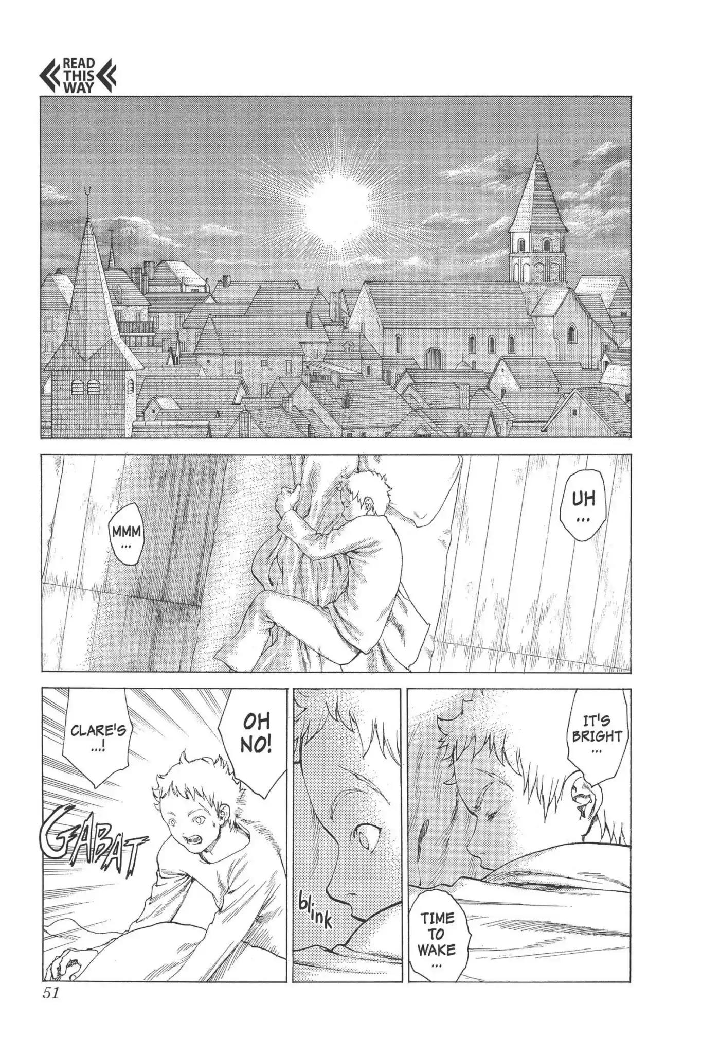 Claymore Chapter 6 page 4 - Chapter 6: Vol.2 Scene 6: Darkness in Paradise, Part 2