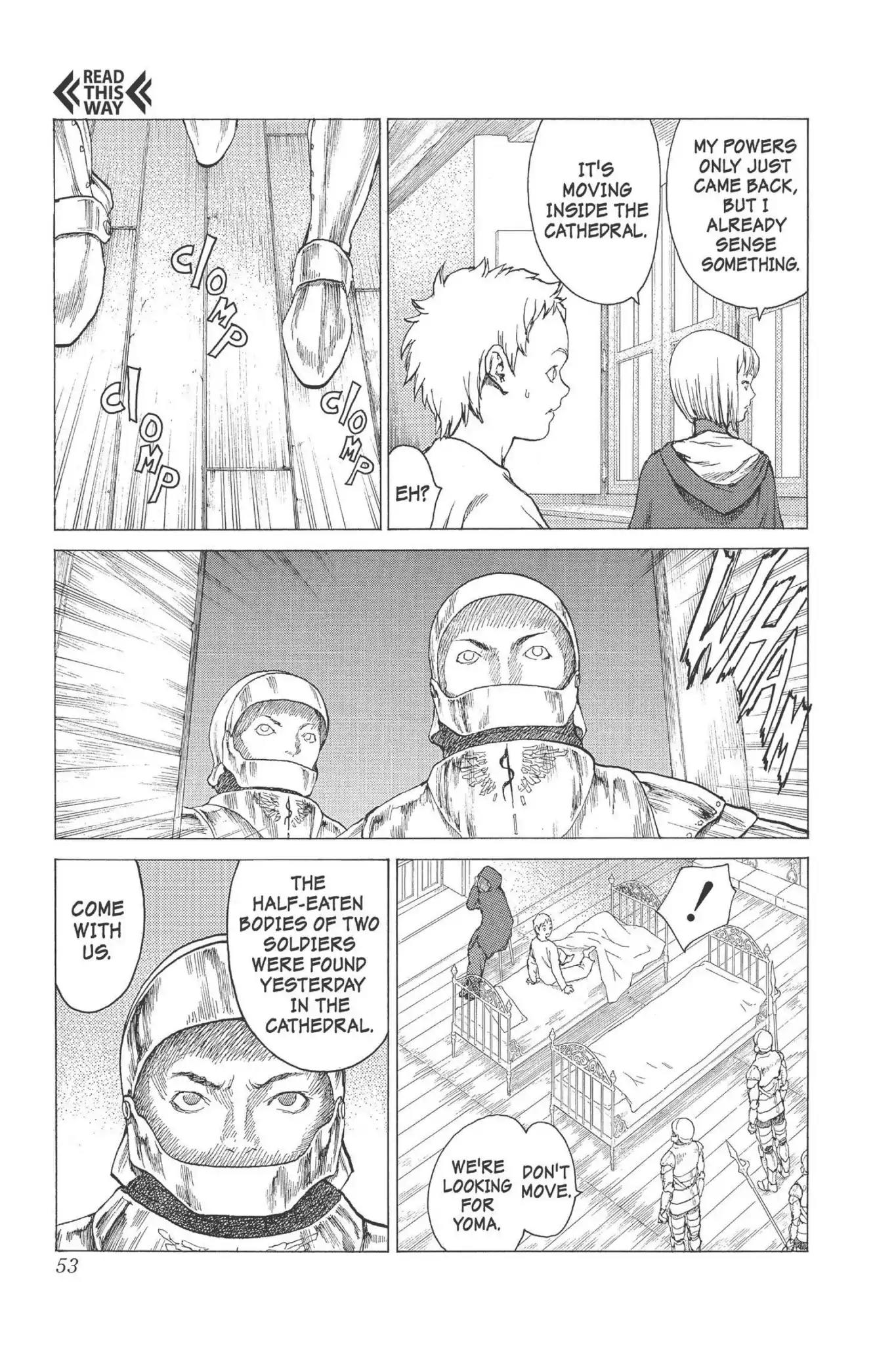 Claymore Chapter 6 page 6 - Chapter 6: Vol.2 Scene 6: Darkness in Paradise, Part 2