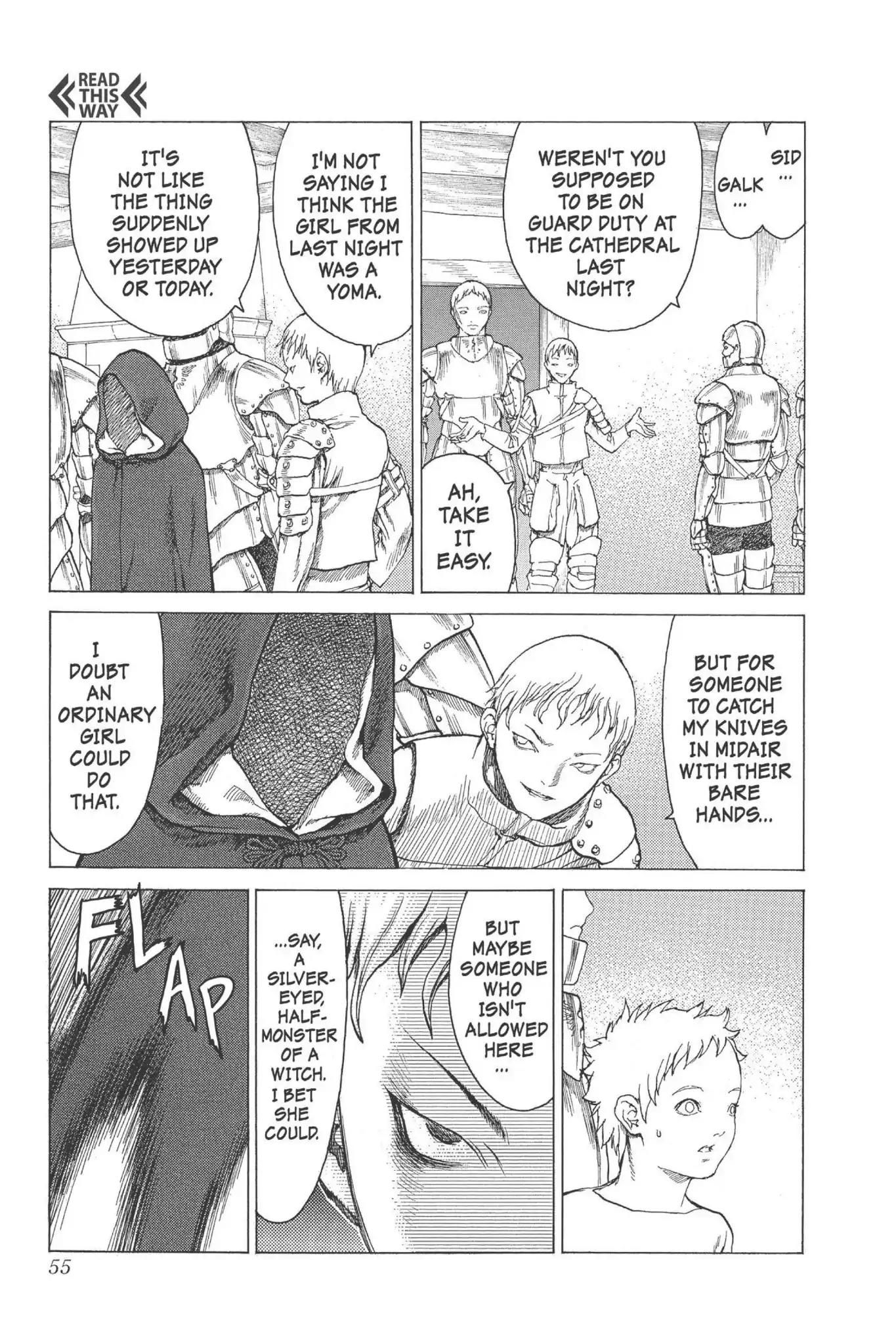 Claymore Chapter 6 page 8 - Chapter 6: Vol.2 Scene 6: Darkness in Paradise, Part 2