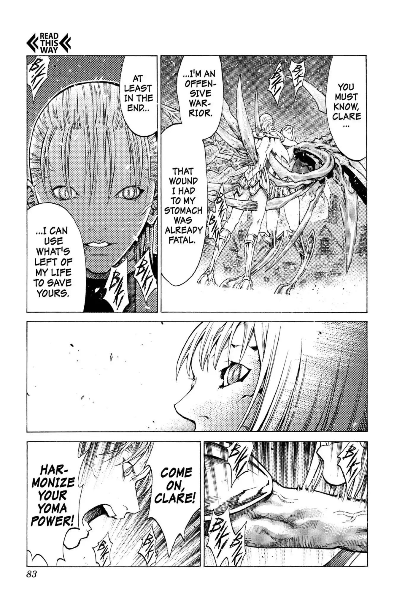 Claymore Chapter 60 page 13 - Chapter 60: Vol.11 Scene 60: The Assault on Pieta, Part 4