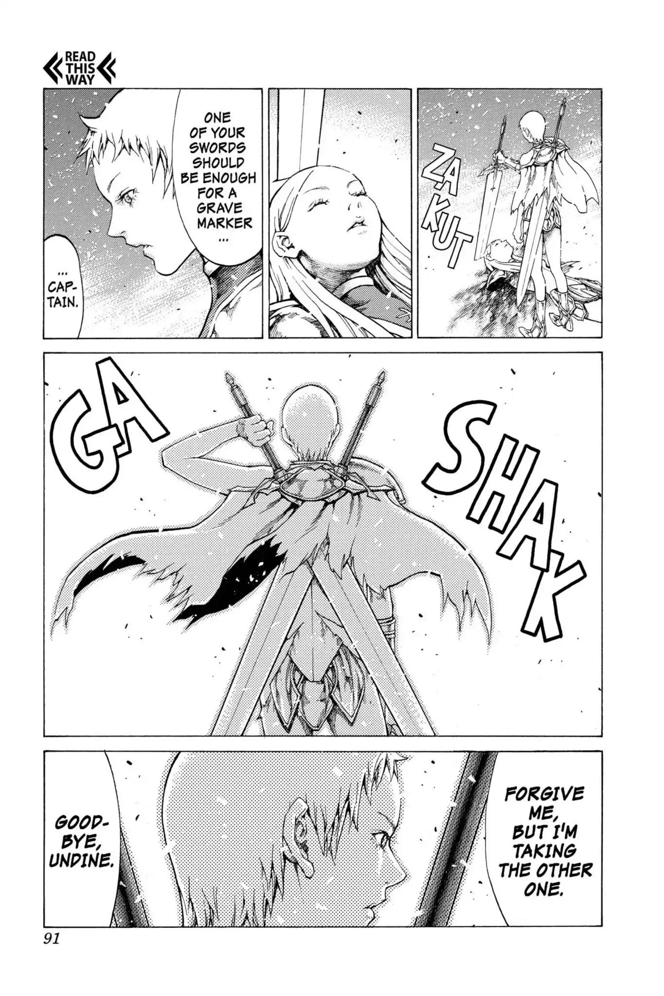 Claymore Chapter 60 page 20 - Chapter 60: Vol.11 Scene 60: The Assault on Pieta, Part 4