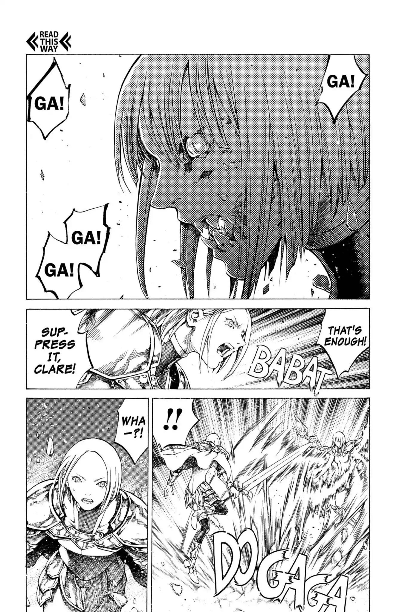 Claymore Chapter 60 page 3 - Chapter 60: Vol.11 Scene 60: The Assault on Pieta, Part 4