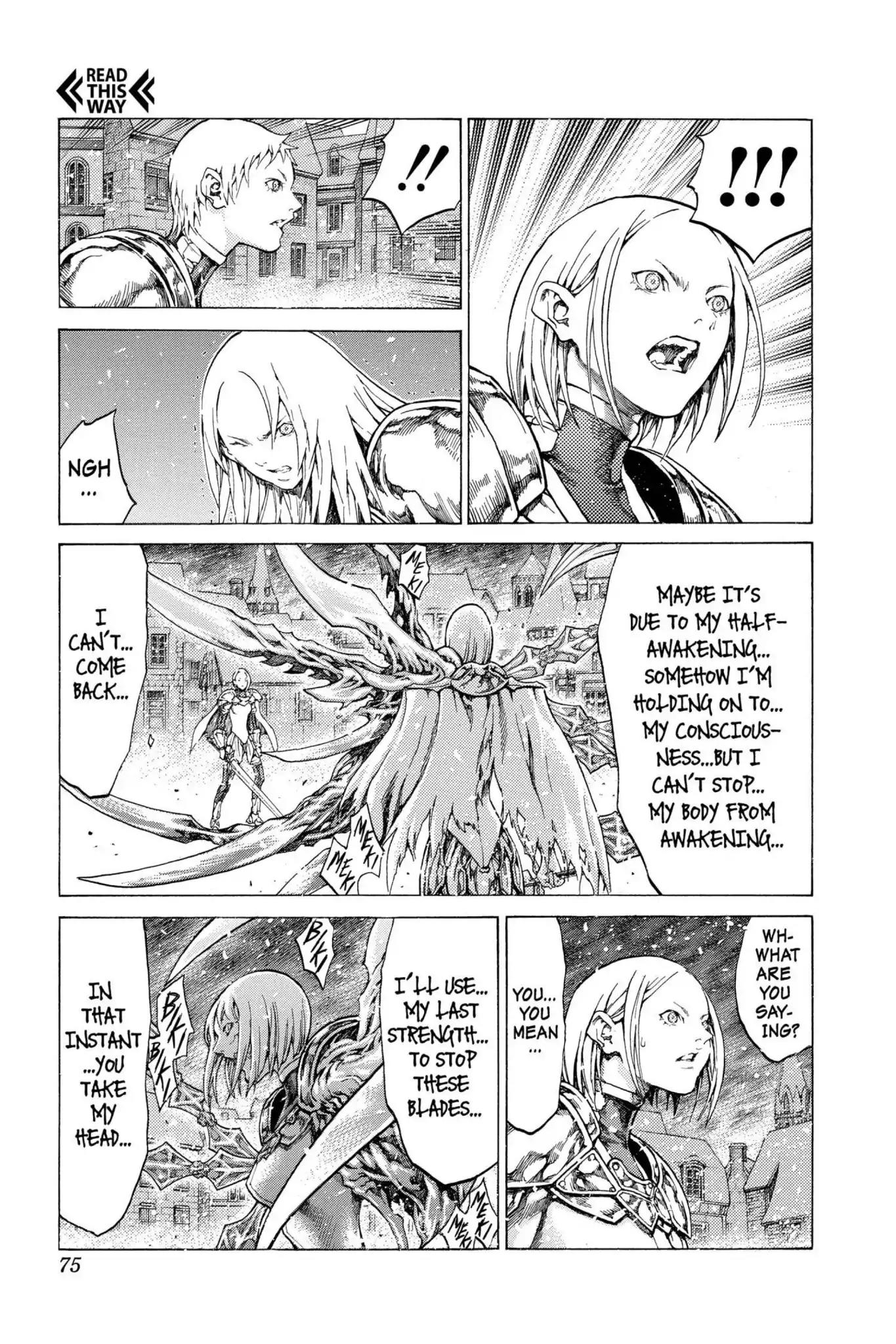 Claymore Chapter 60 page 5 - Chapter 60: Vol.11 Scene 60: The Assault on Pieta, Part 4
