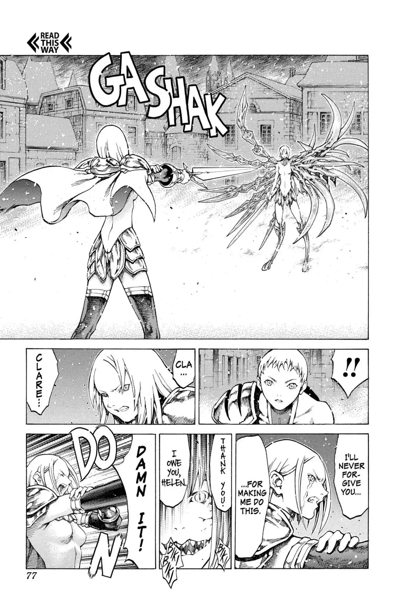 Claymore Chapter 60 page 7 - Chapter 60: Vol.11 Scene 60: The Assault on Pieta, Part 4