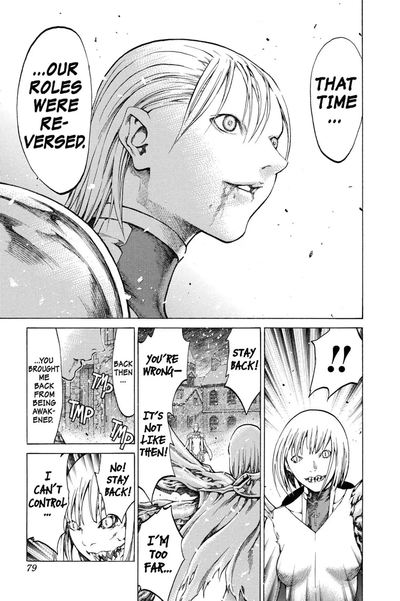 Claymore Chapter 60 page 9 - Chapter 60: Vol.11 Scene 60: The Assault on Pieta, Part 4
