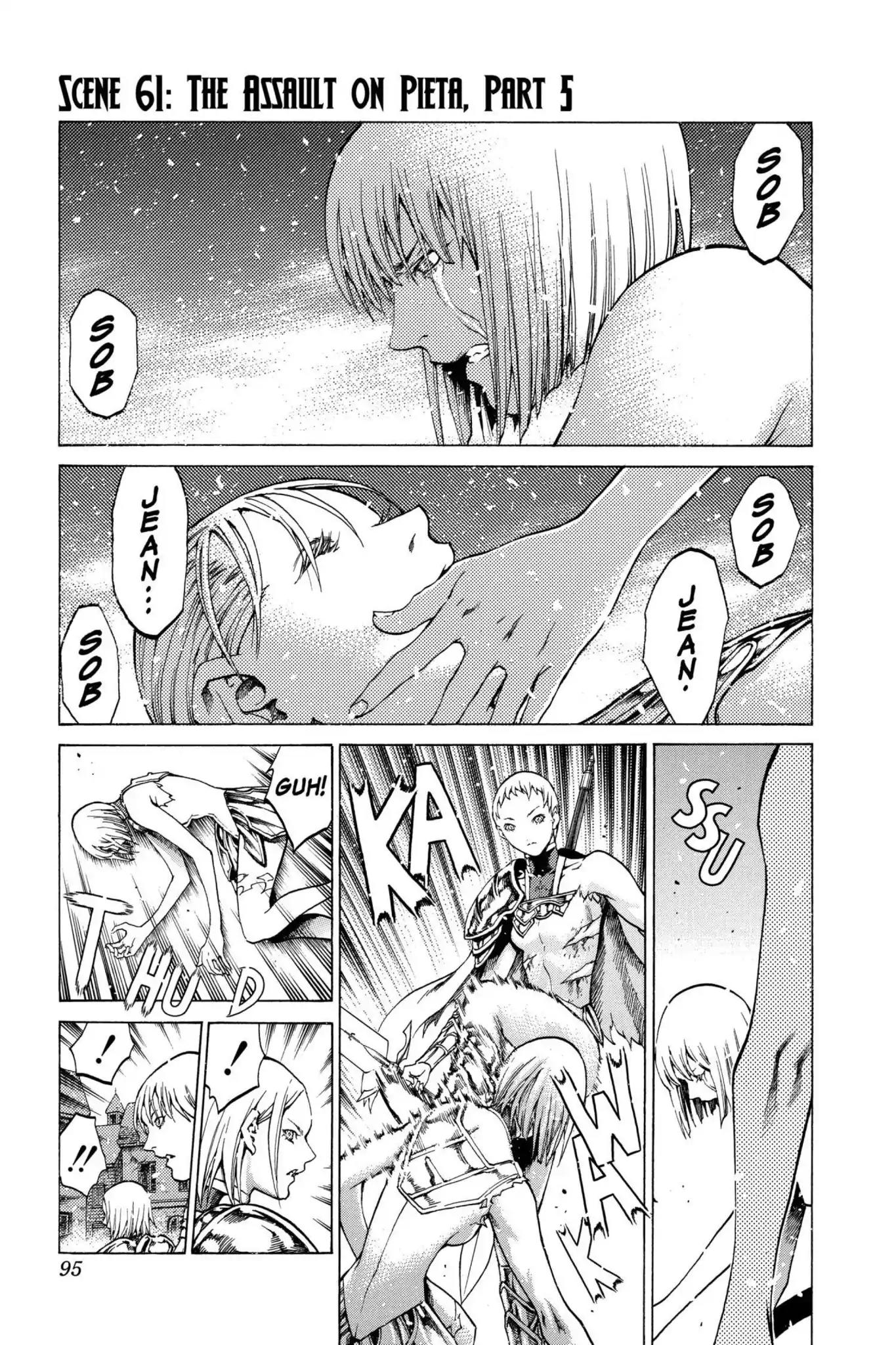 Claymore Chapter 61 page 1 - Chapter 61: Vol.11 Scene 61: The Assault on Pieta, Part 5