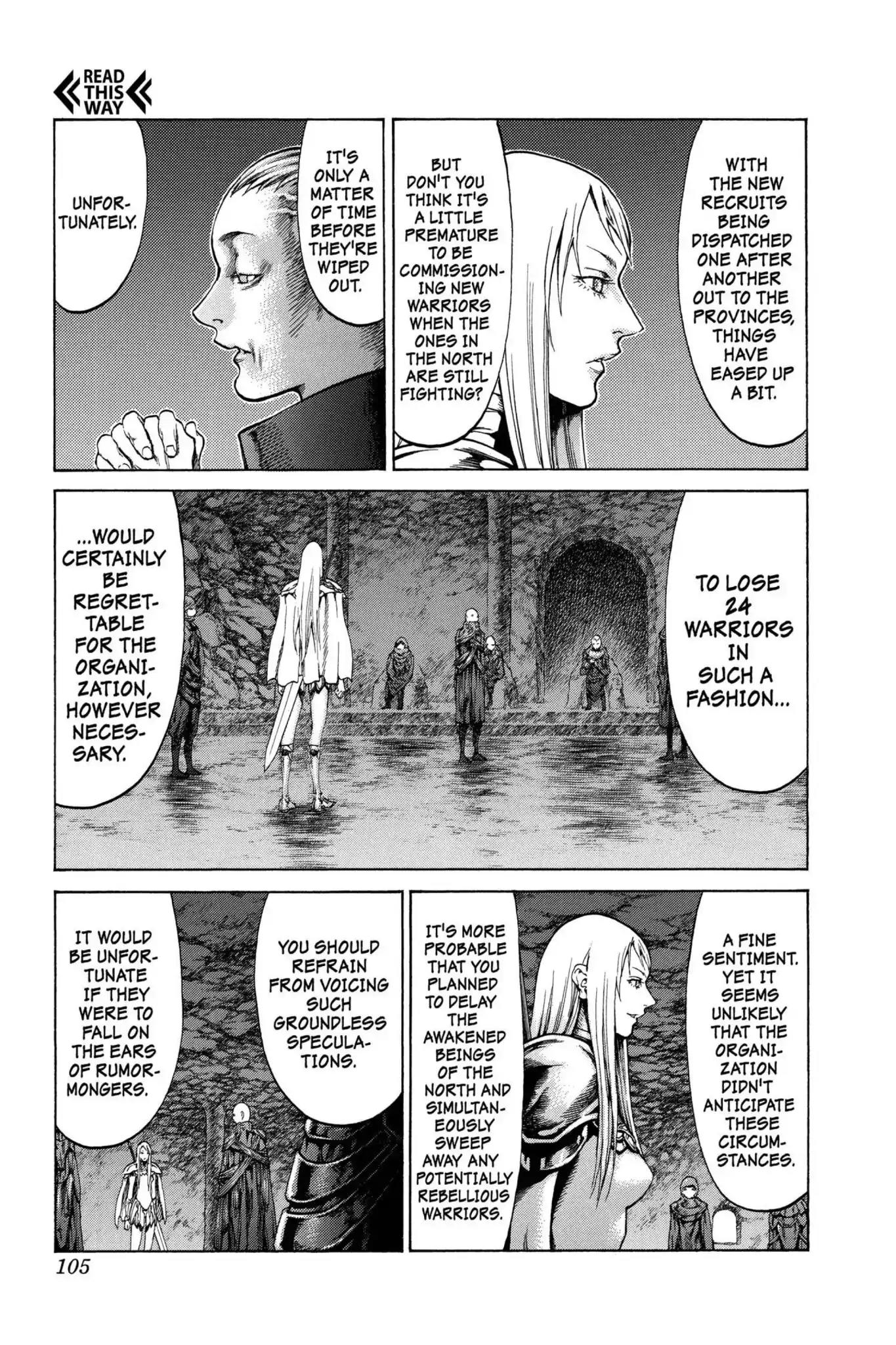 Claymore Chapter 61 page 11 - Chapter 61: Vol.11 Scene 61: The Assault on Pieta, Part 5