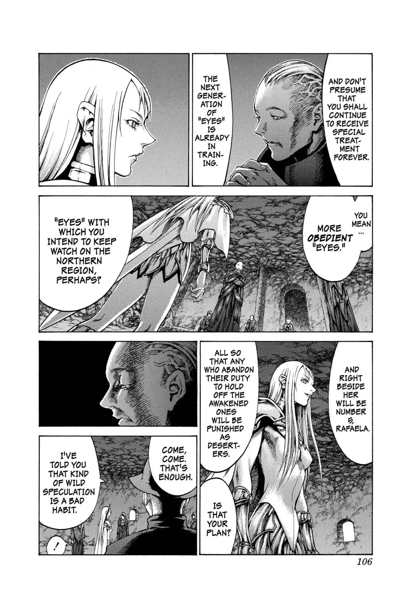Claymore Chapter 61 page 12 - Chapter 61: Vol.11 Scene 61: The Assault on Pieta, Part 5