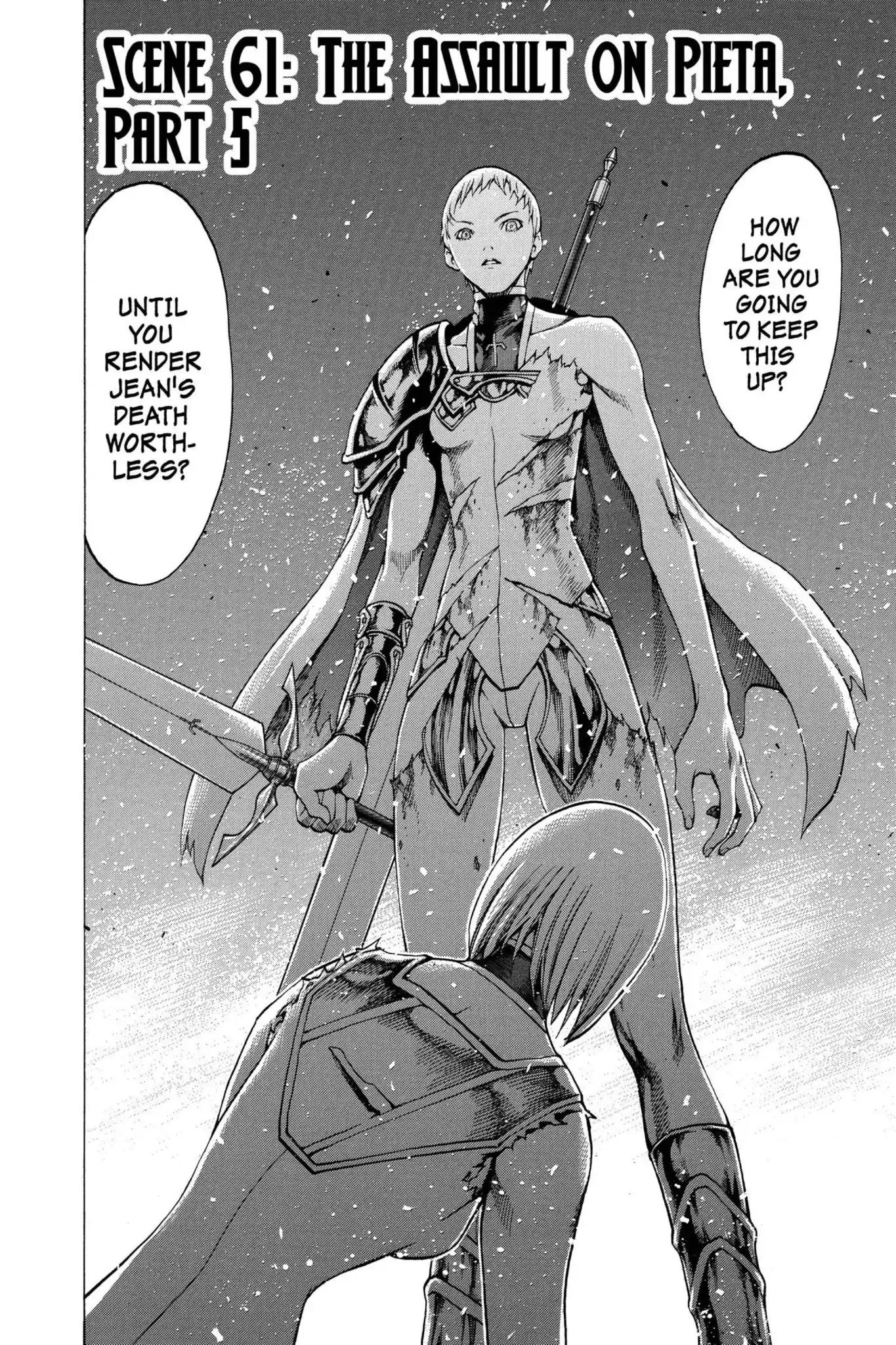 Claymore Chapter 61 page 2 - Chapter 61: Vol.11 Scene 61: The Assault on Pieta, Part 5
