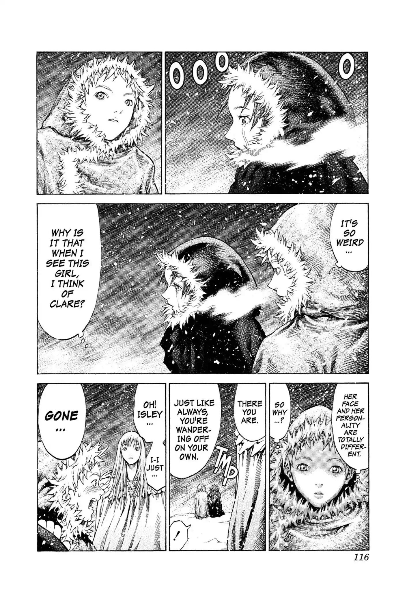 Claymore Chapter 61 page 22 - Chapter 61: Vol.11 Scene 61: The Assault on Pieta, Part 5