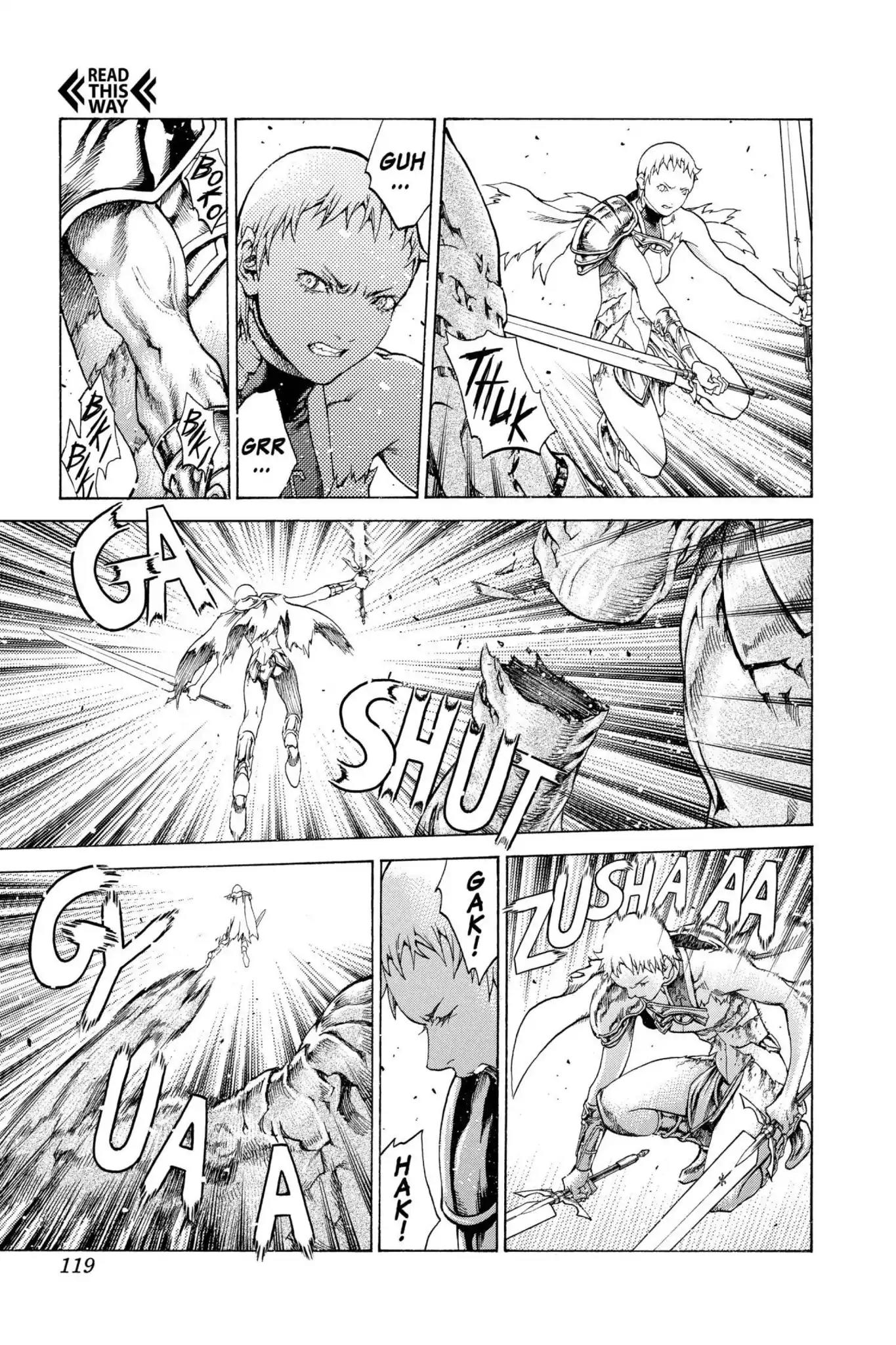 Claymore Chapter 61 page 25 - Chapter 61: Vol.11 Scene 61: The Assault on Pieta, Part 5