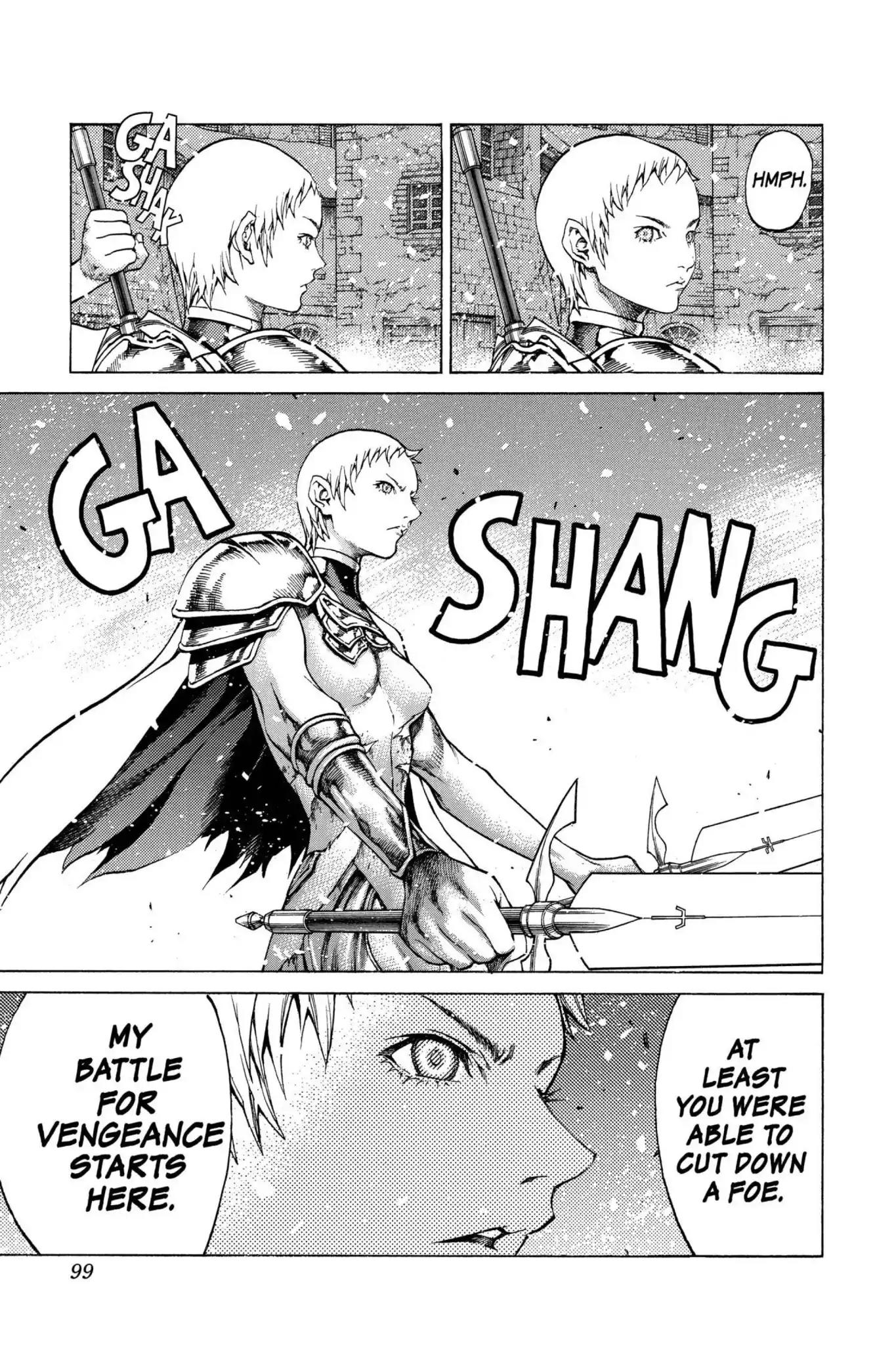Claymore Chapter 61 page 5 - Chapter 61: Vol.11 Scene 61: The Assault on Pieta, Part 5