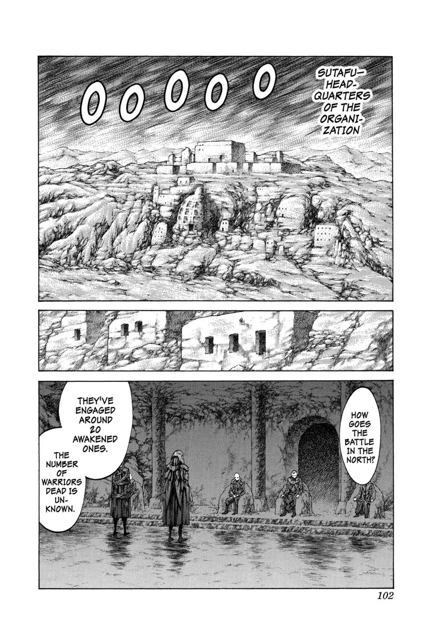 Claymore Chapter 61 page 8 - Chapter 61: Vol.11 Scene 61: The Assault on Pieta, Part 5