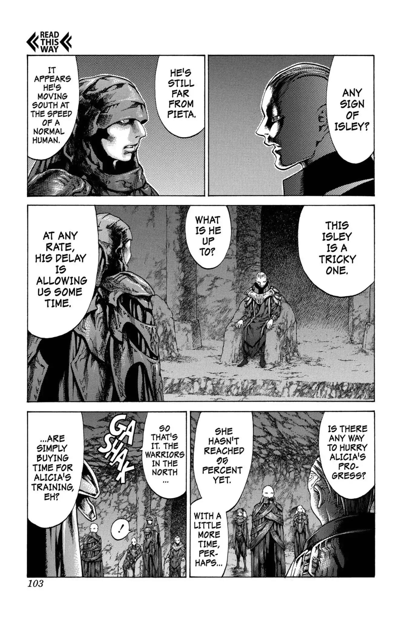 Claymore Chapter 61 page 9 - Chapter 61: Vol.11 Scene 61: The Assault on Pieta, Part 5