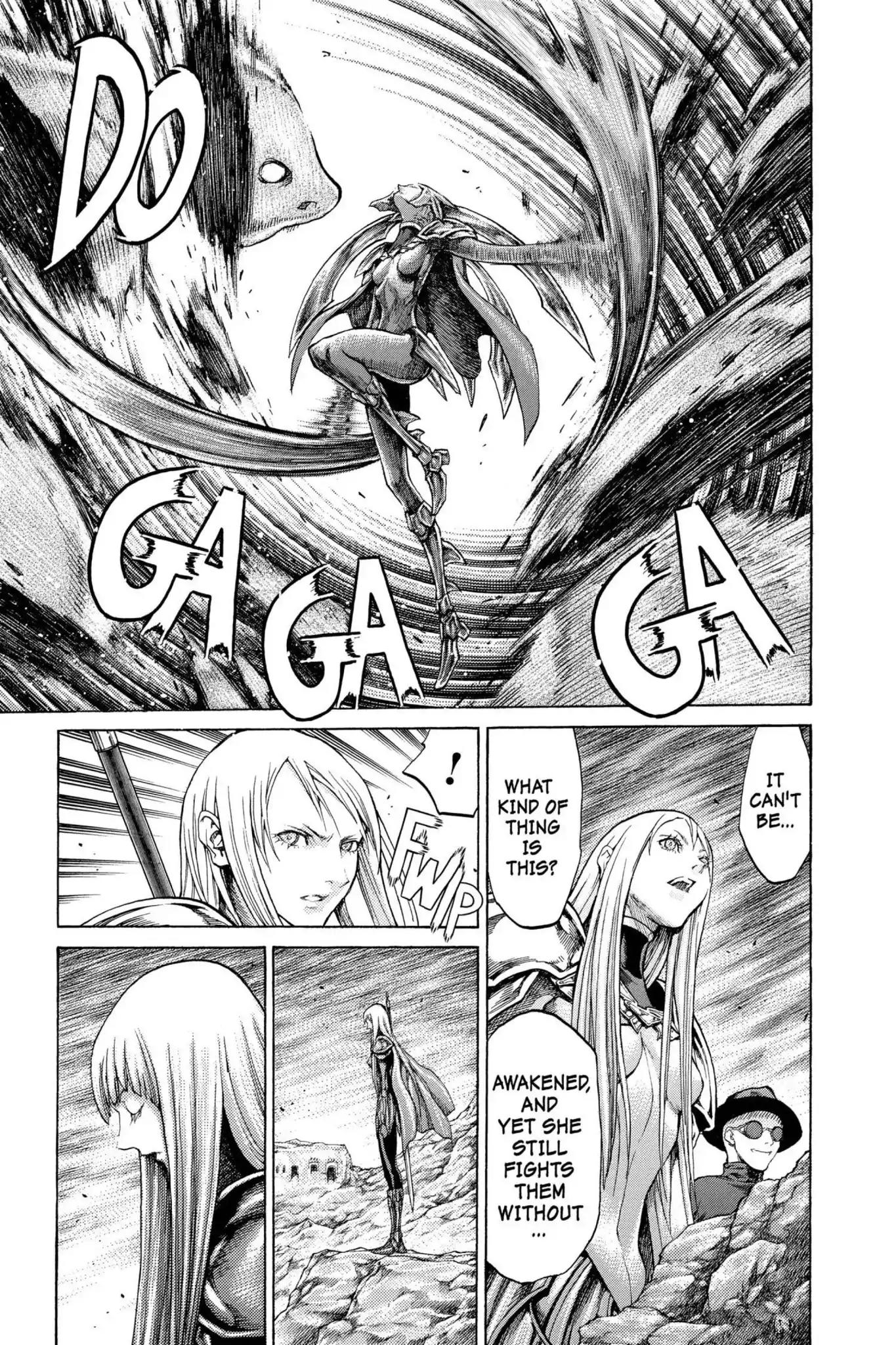 Claymore Chapter 62 page 15 - Chapter 62: Vol.11 Scene 62: Kindred of Paradise, Part 1