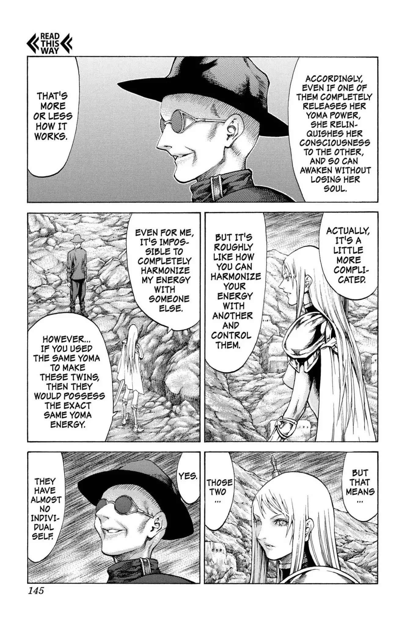 Claymore Chapter 62 page 17 - Chapter 62: Vol.11 Scene 62: Kindred of Paradise, Part 1