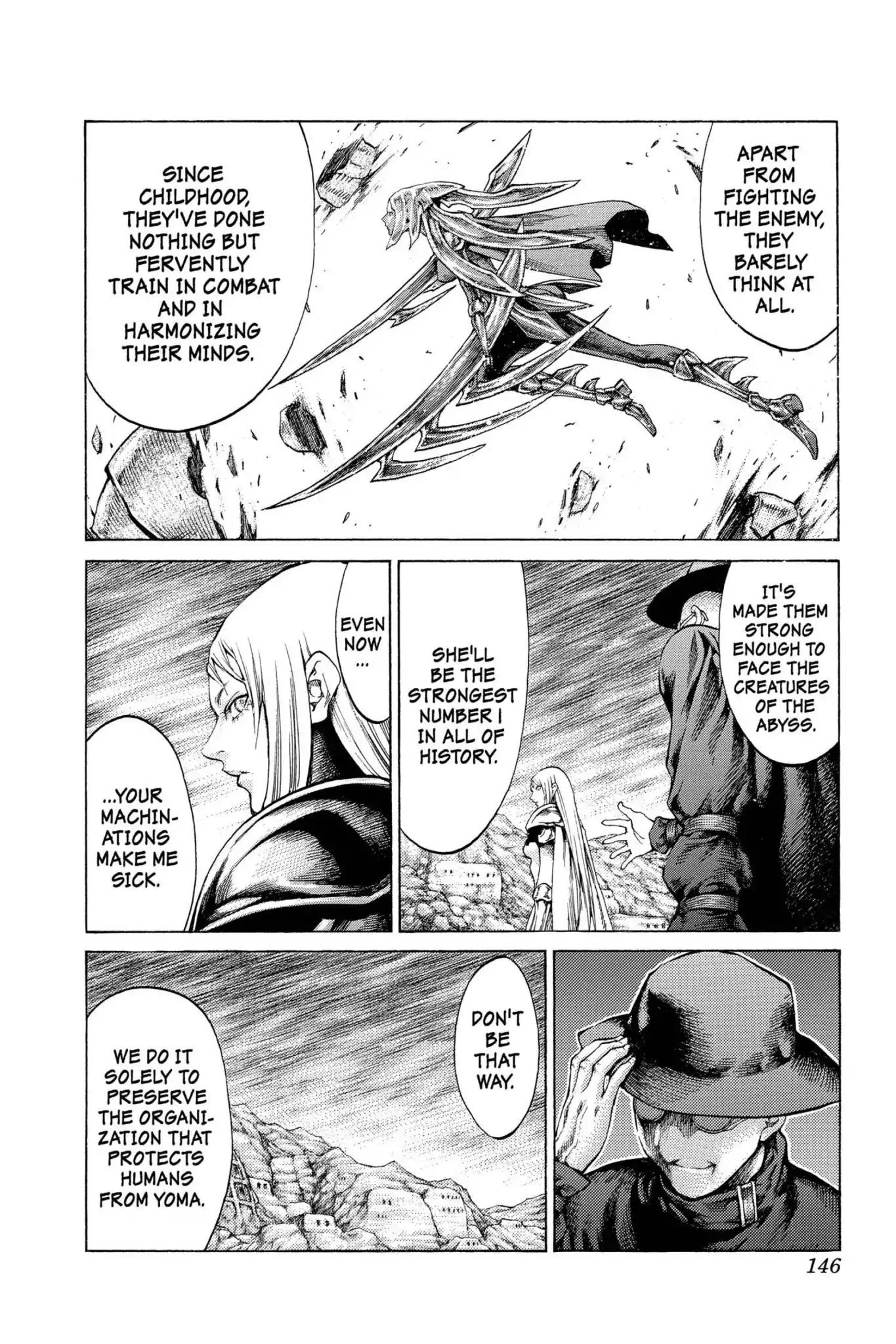 Claymore Chapter 62 page 18 - Chapter 62: Vol.11 Scene 62: Kindred of Paradise, Part 1