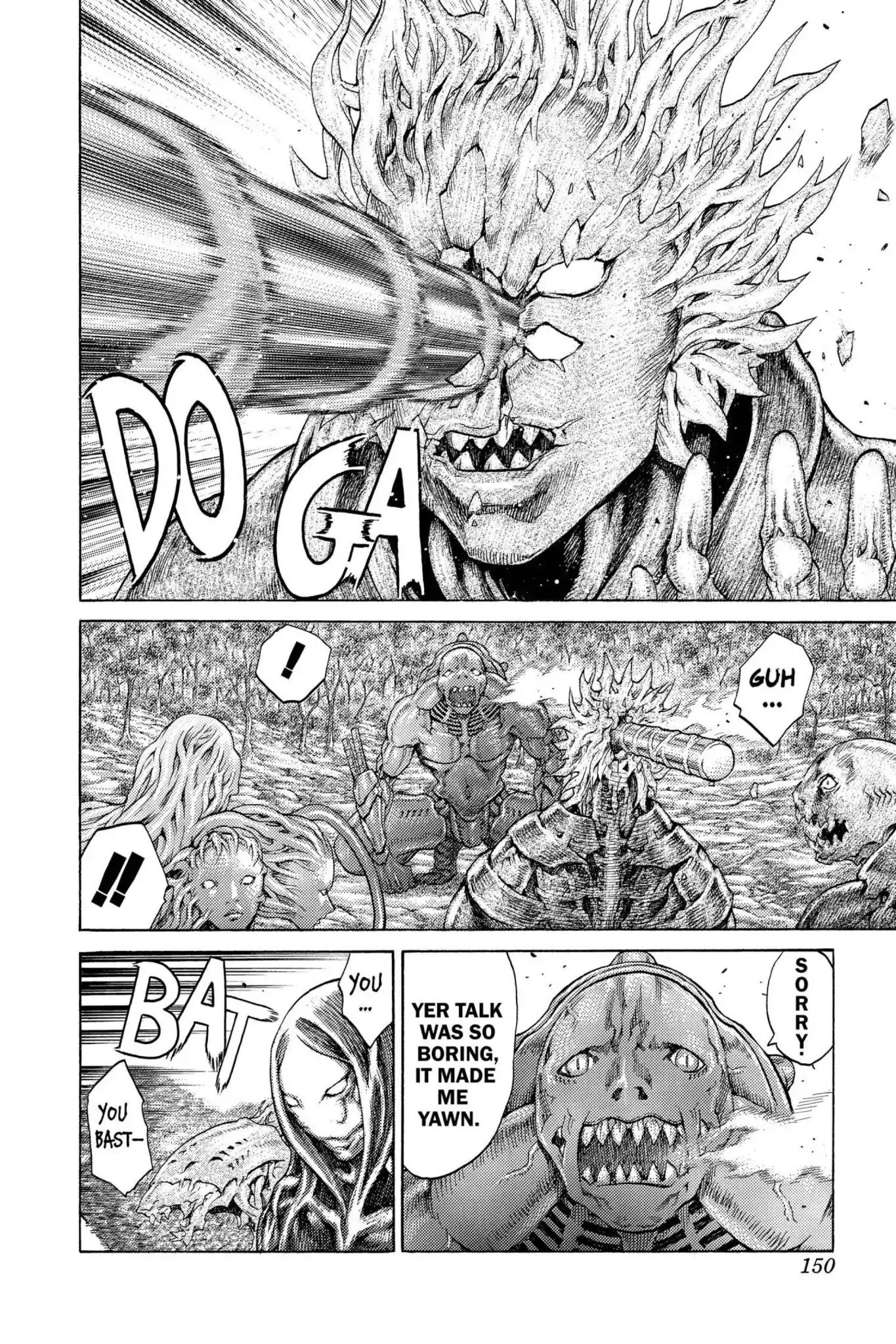 Claymore Chapter 62 page 22 - Chapter 62: Vol.11 Scene 62: Kindred of Paradise, Part 1