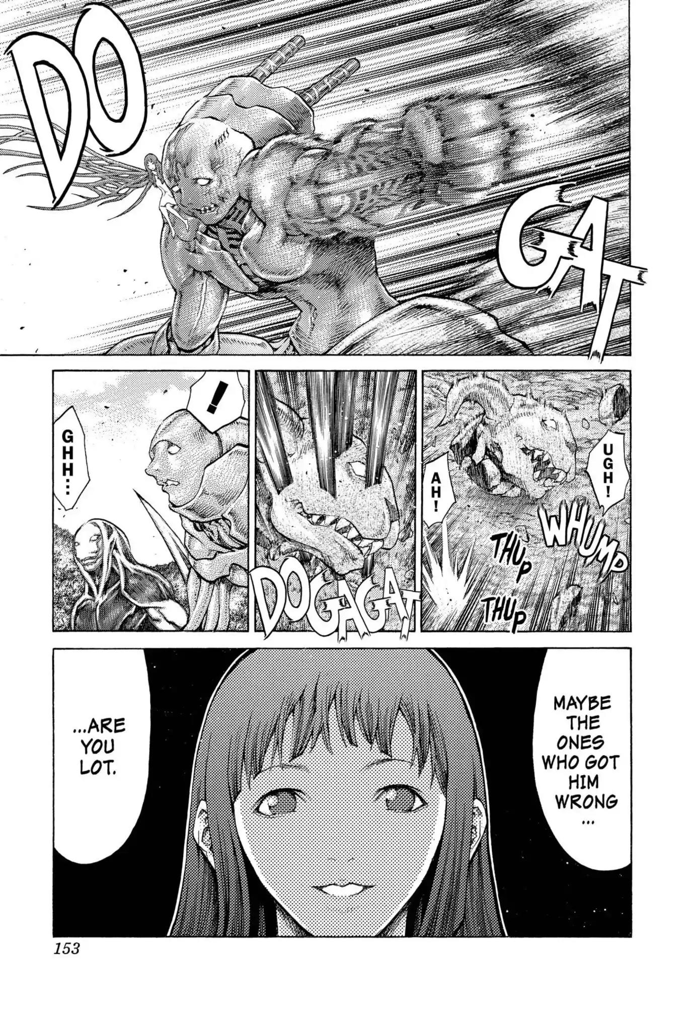Claymore Chapter 62 page 25 - Chapter 62: Vol.11 Scene 62: Kindred of Paradise, Part 1
