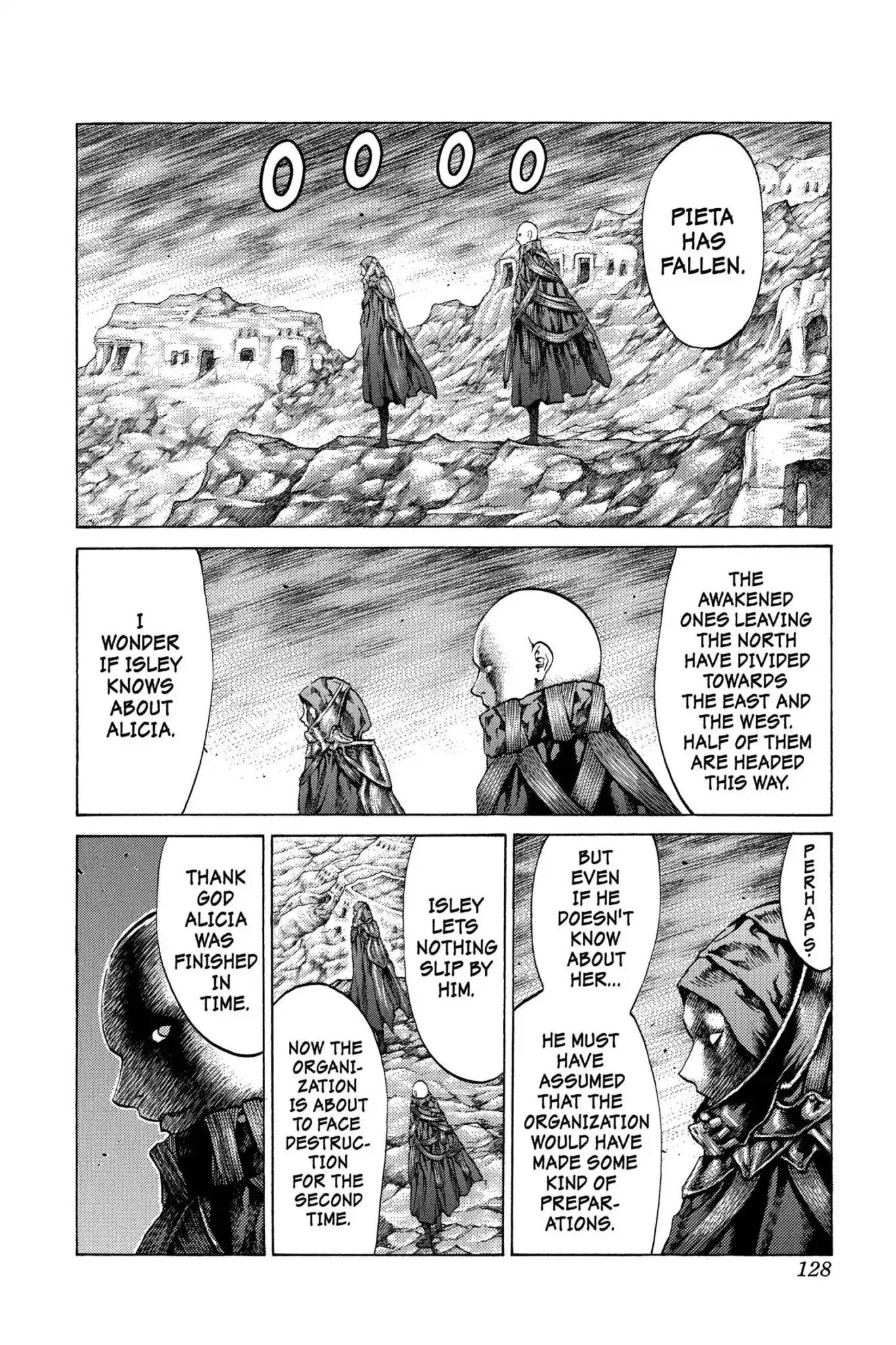 Claymore Chapter 62 page 3 - Chapter 62: Vol.11 Scene 62: Kindred of Paradise, Part 1