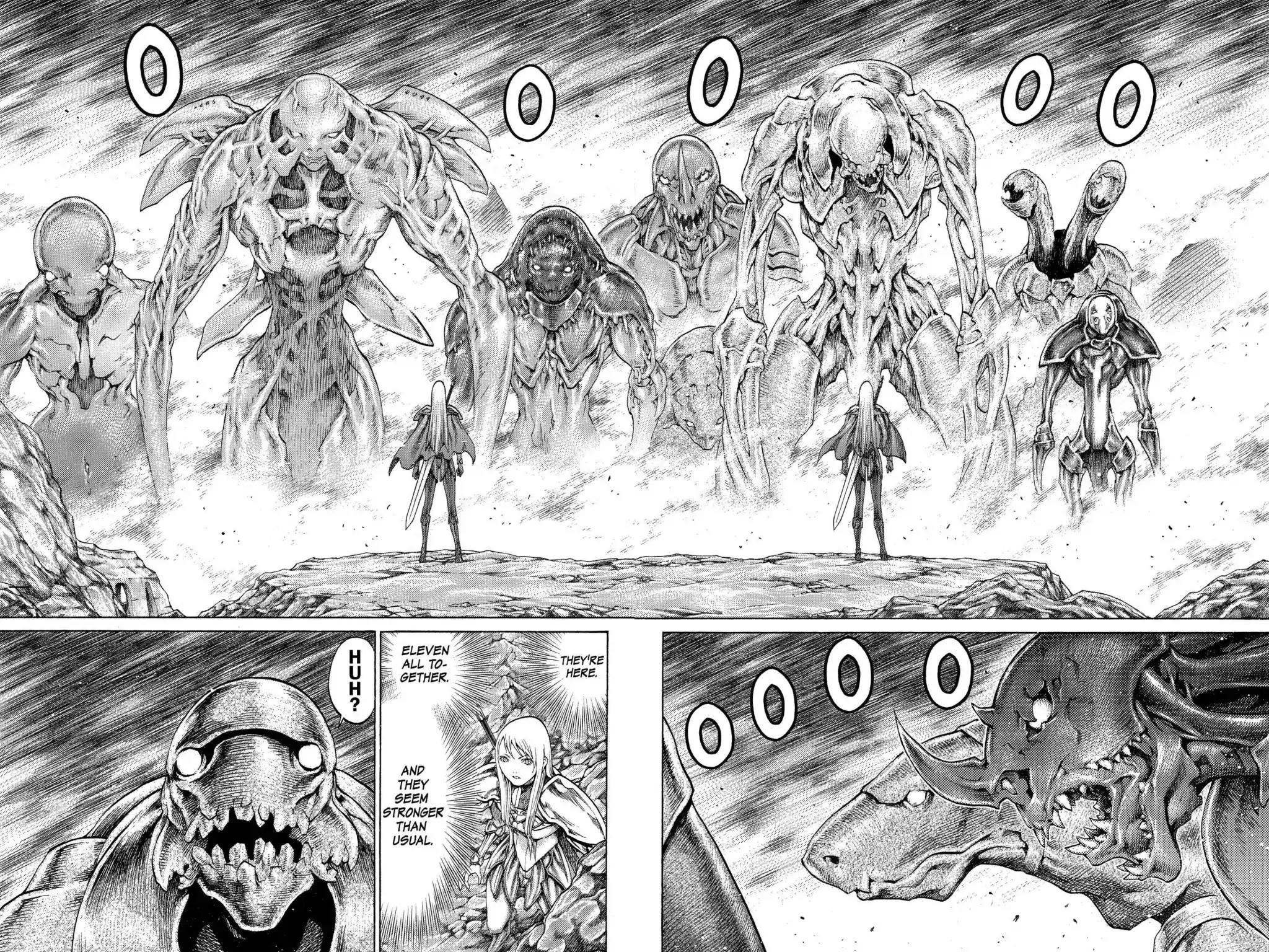 Claymore Chapter 62 page 8 - Chapter 62: Vol.11 Scene 62: Kindred of Paradise, Part 1