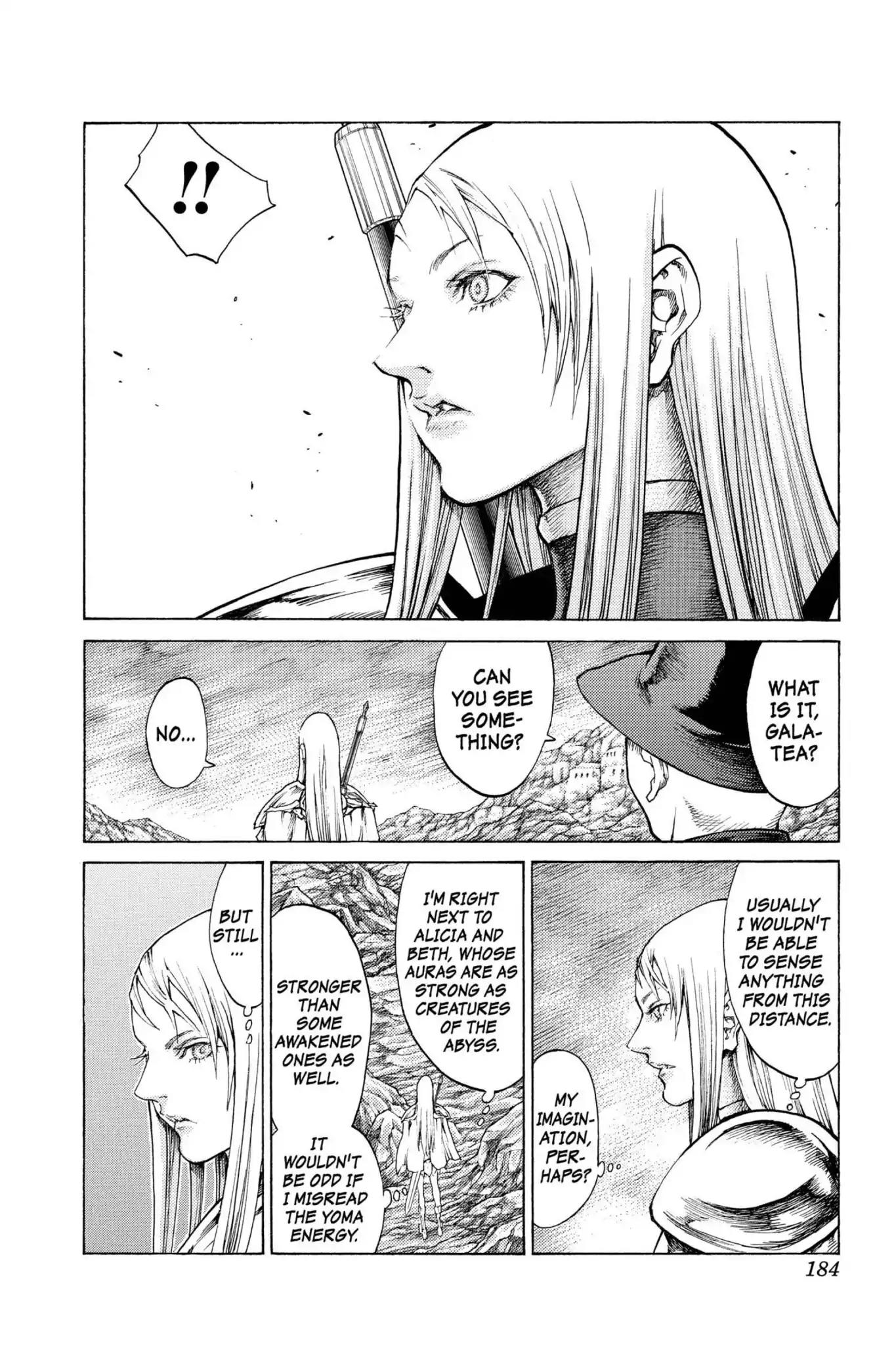 Claymore Chapter 63 page 22 - Chapter 63: Vol.11 Scene 63: Kindred of Paradise, Part 2