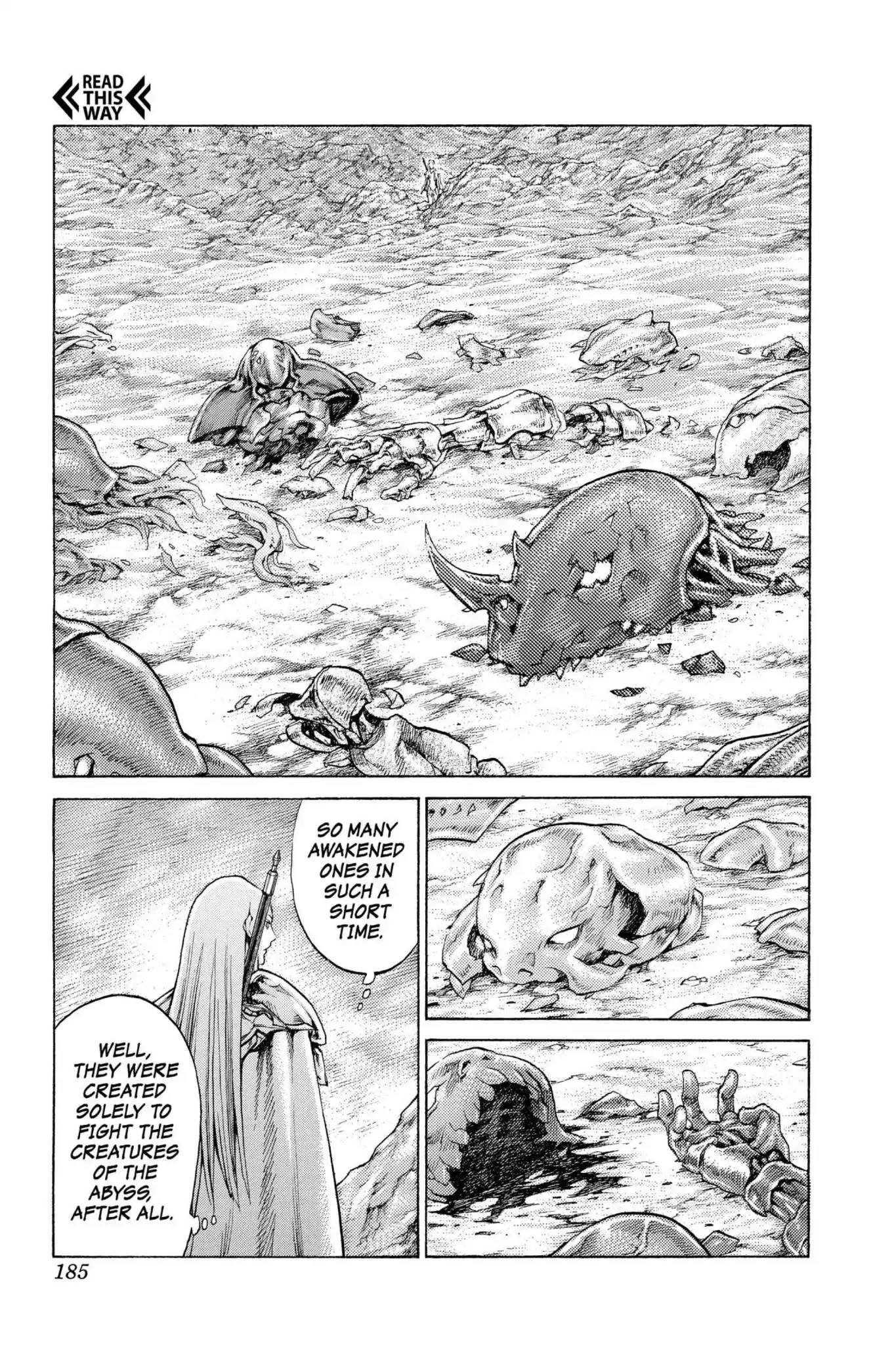 Claymore Chapter 63 page 23 - Chapter 63: Vol.11 Scene 63: Kindred of Paradise, Part 2