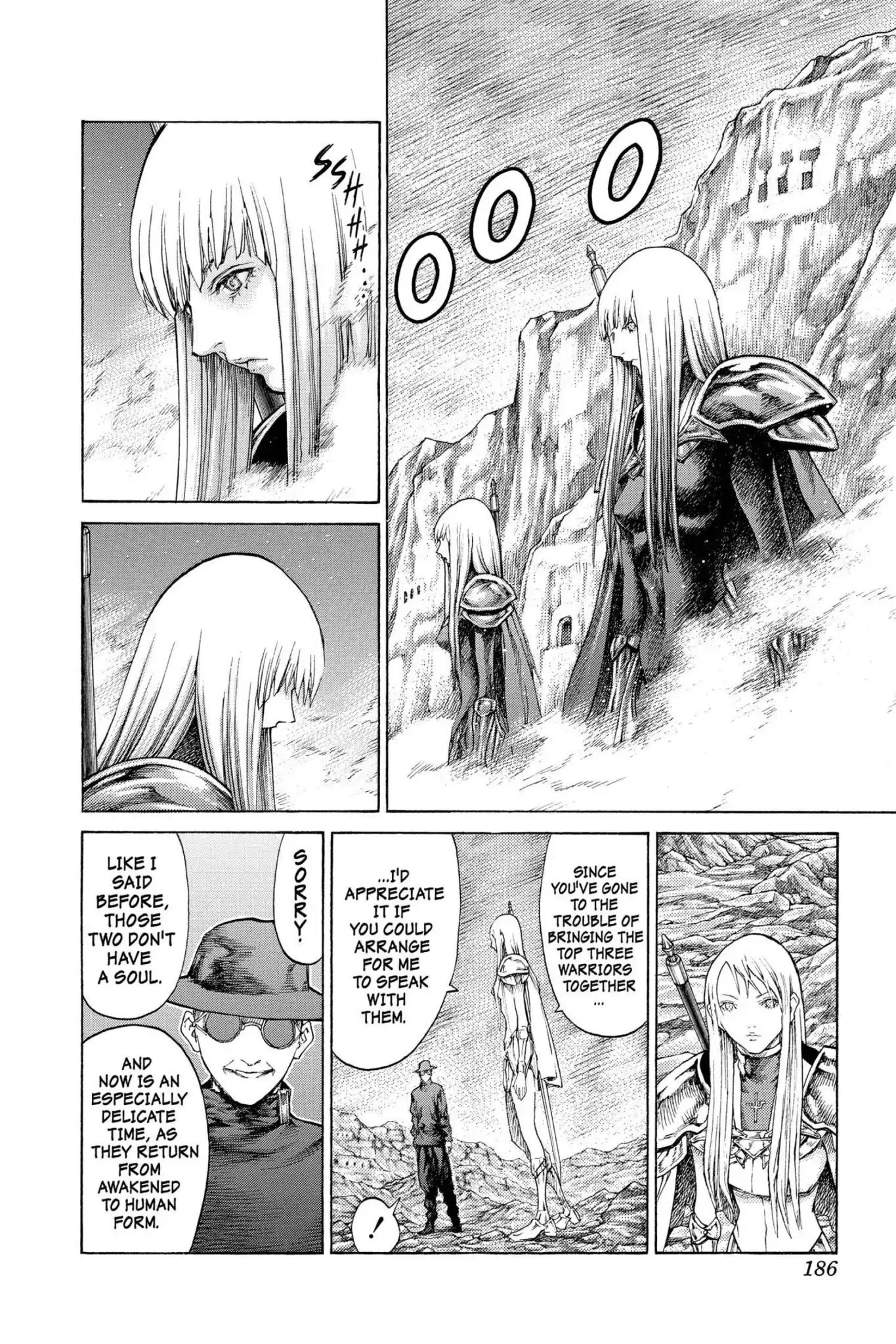 Claymore Chapter 63 page 24 - Chapter 63: Vol.11 Scene 63: Kindred of Paradise, Part 2