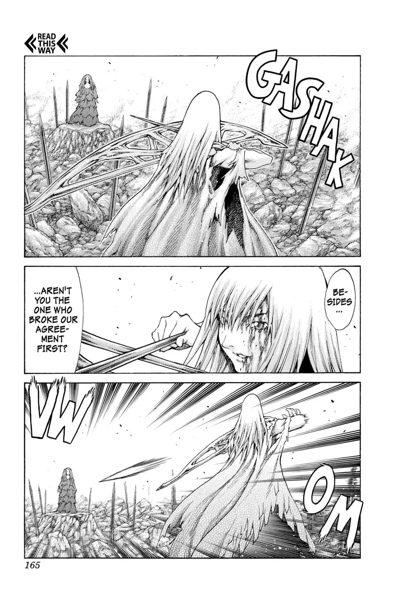 Claymore Chapter 63 page 6 - Chapter 63: Vol.11 Scene 63: Kindred of Paradise, Part 2