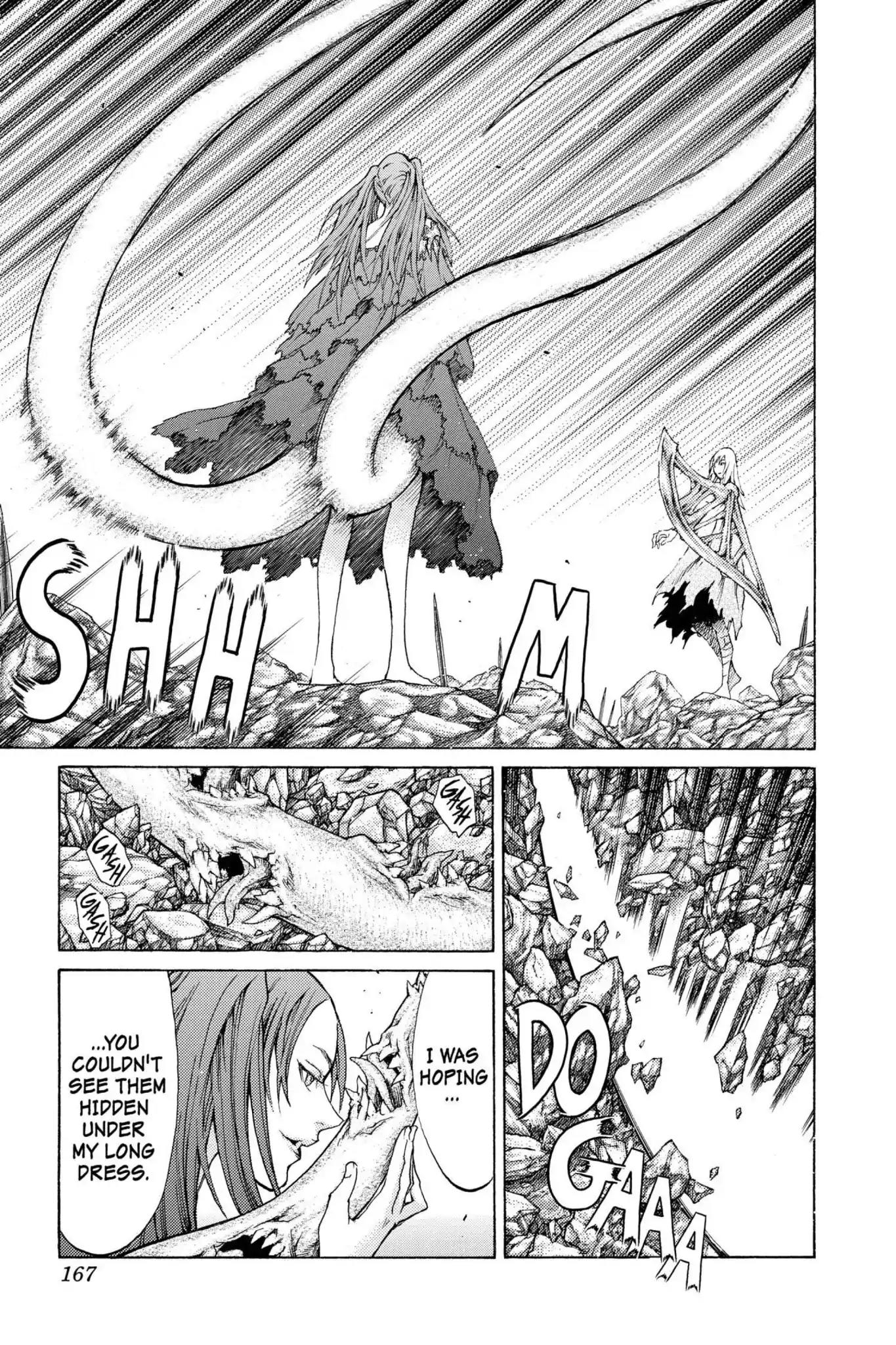 Claymore Chapter 63 page 8 - Chapter 63: Vol.11 Scene 63: Kindred of Paradise, Part 2