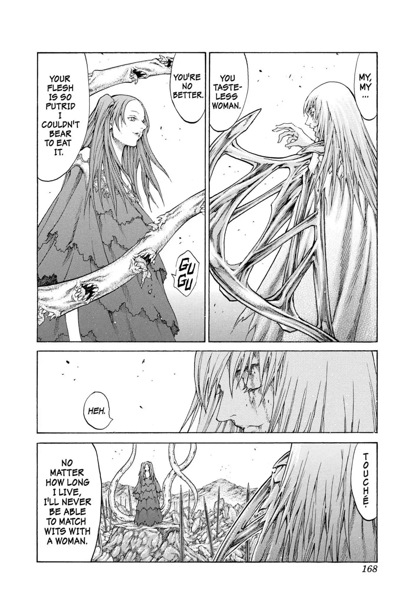 Claymore Chapter 63 page 9 - Chapter 63: Vol.11 Scene 63: Kindred of Paradise, Part 2