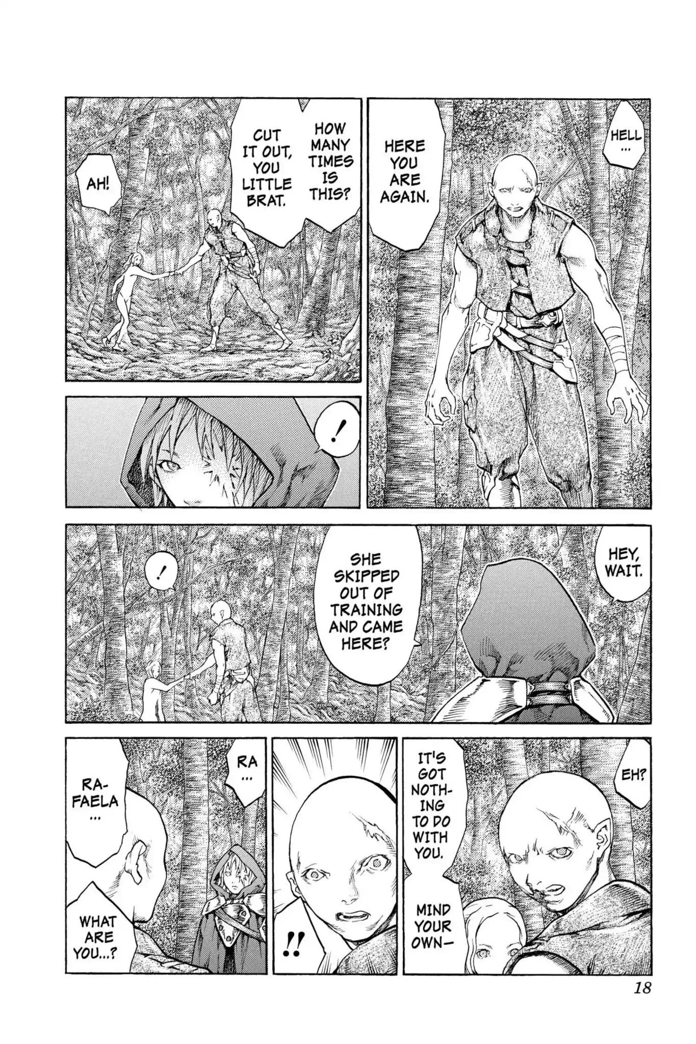 Claymore Chapter 64 page 18 - Chapter 64: Vol.12 Scene 64: Kindred of Paradise, Part 3